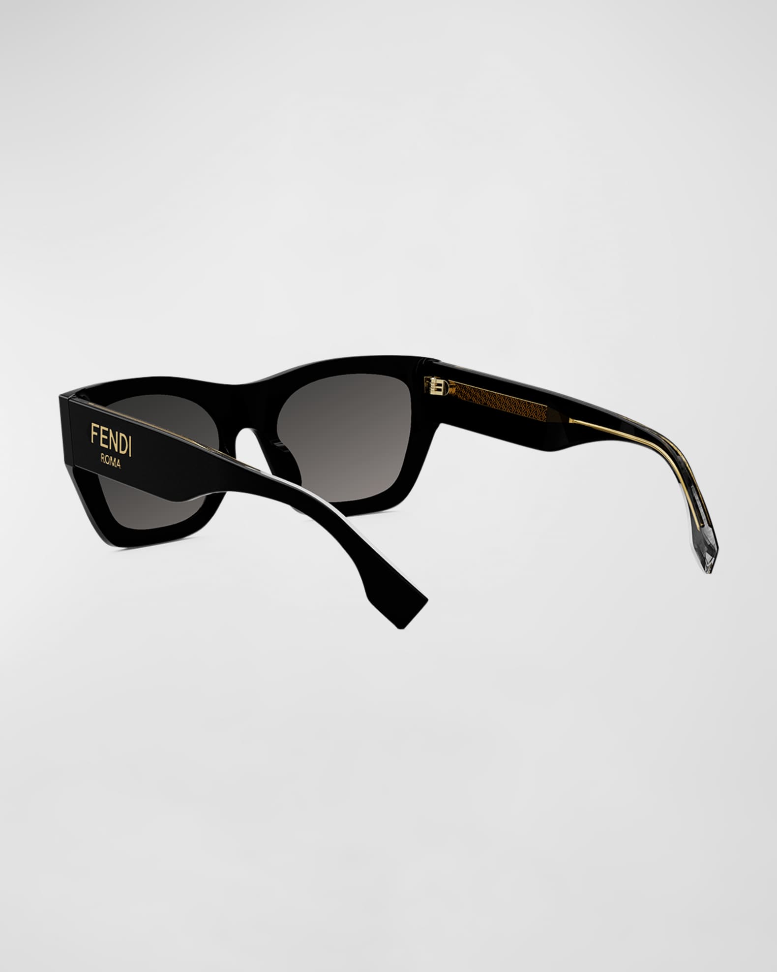 Fendi Roma Blue Square Acetate Sunglasses