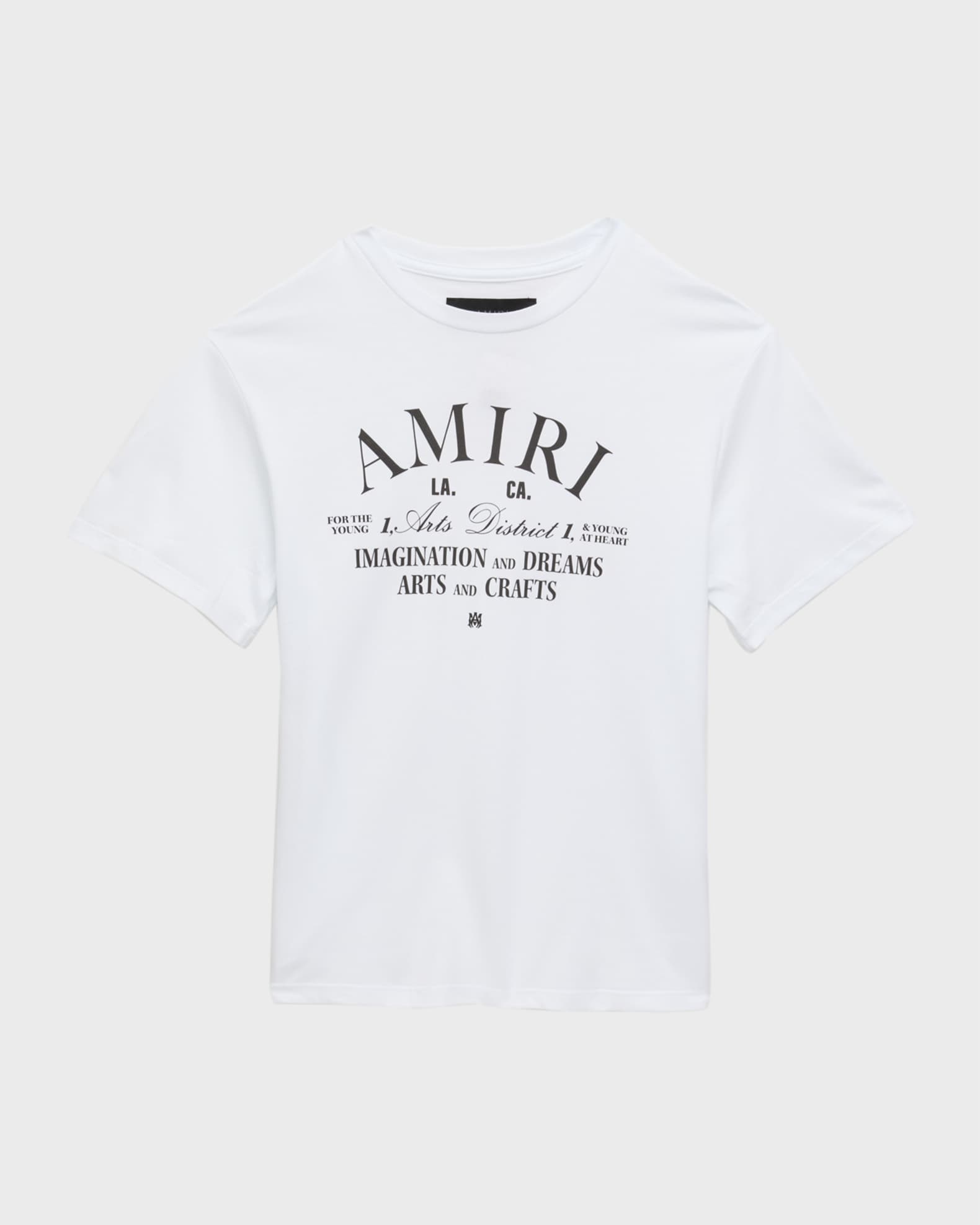 logo-print cotton T-shirt, AMIRI KIDS