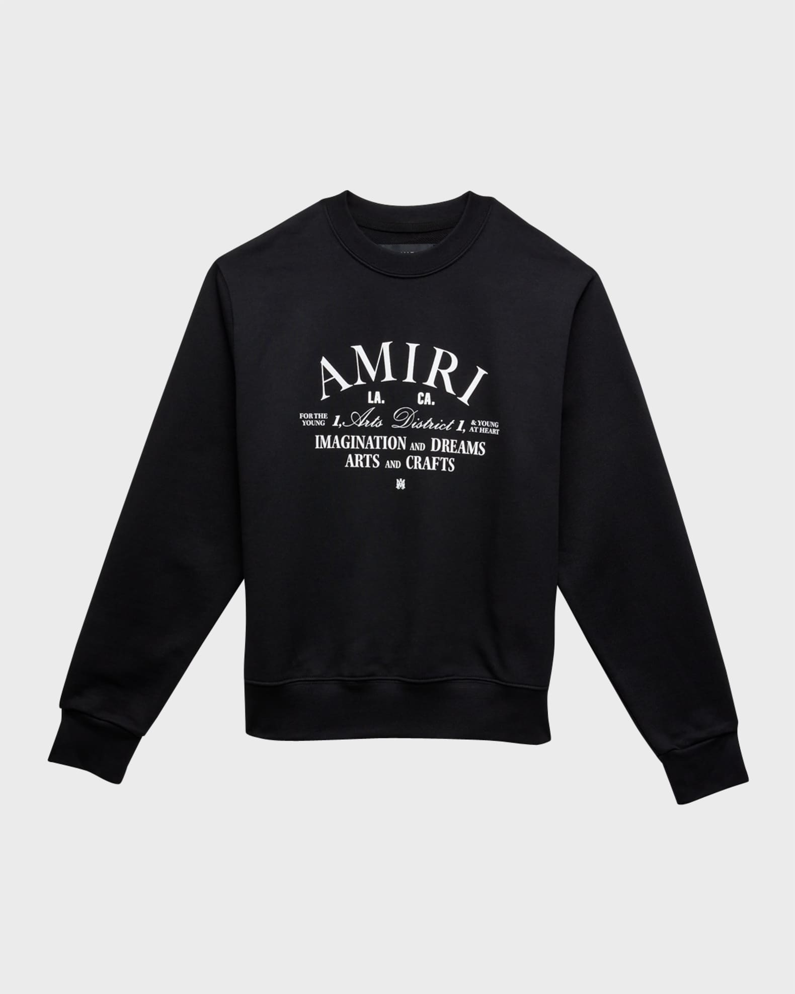 AMIRI KIDS logo-print cotton hoodie - Black