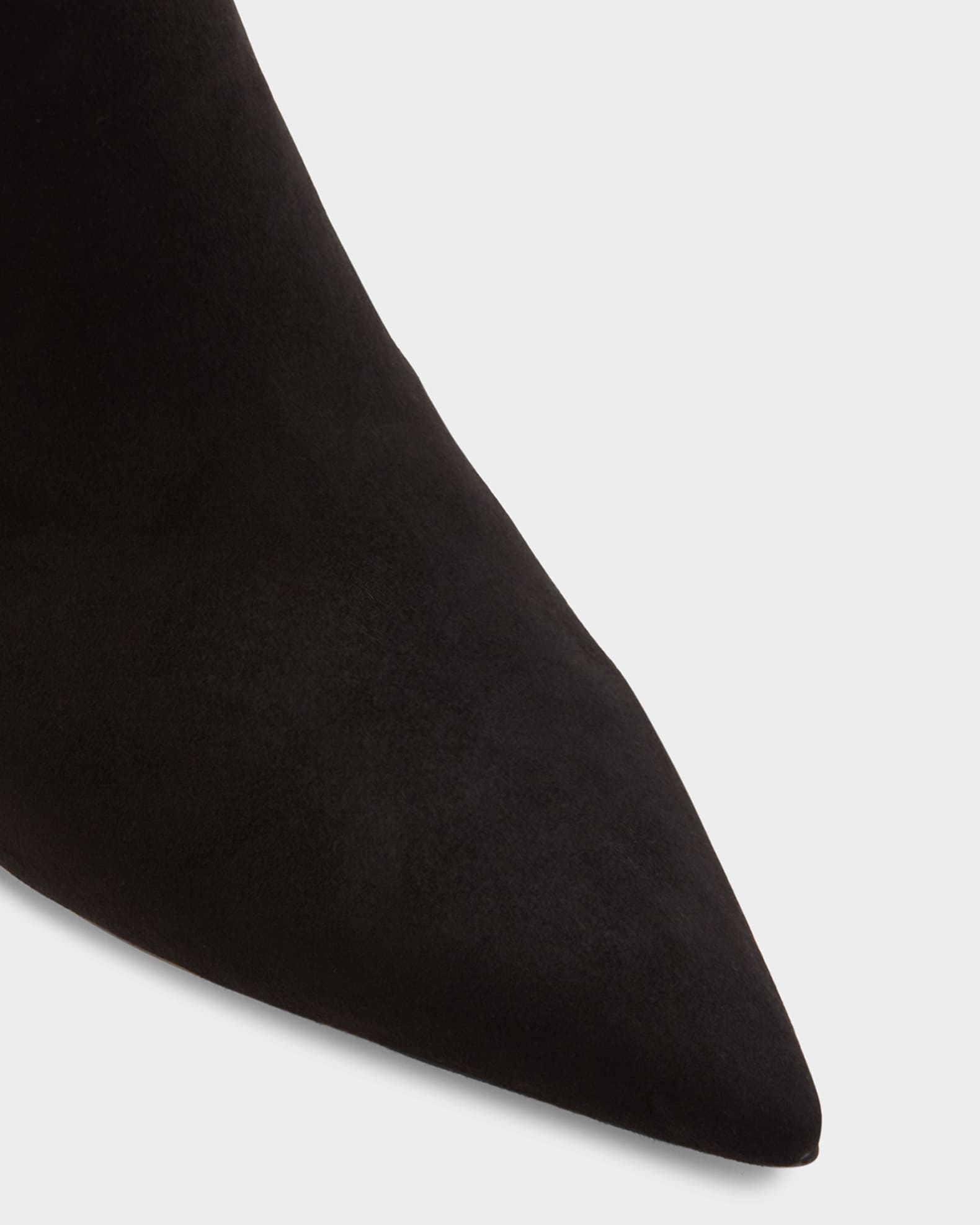 suede stiletto booties