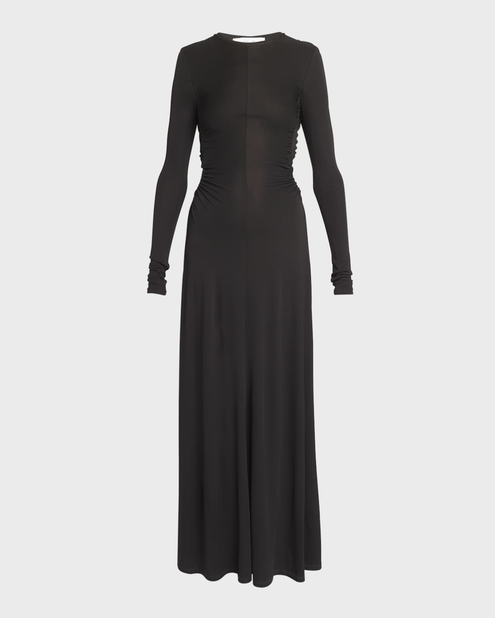 Long sleeve jersey maxi new arrivals dress