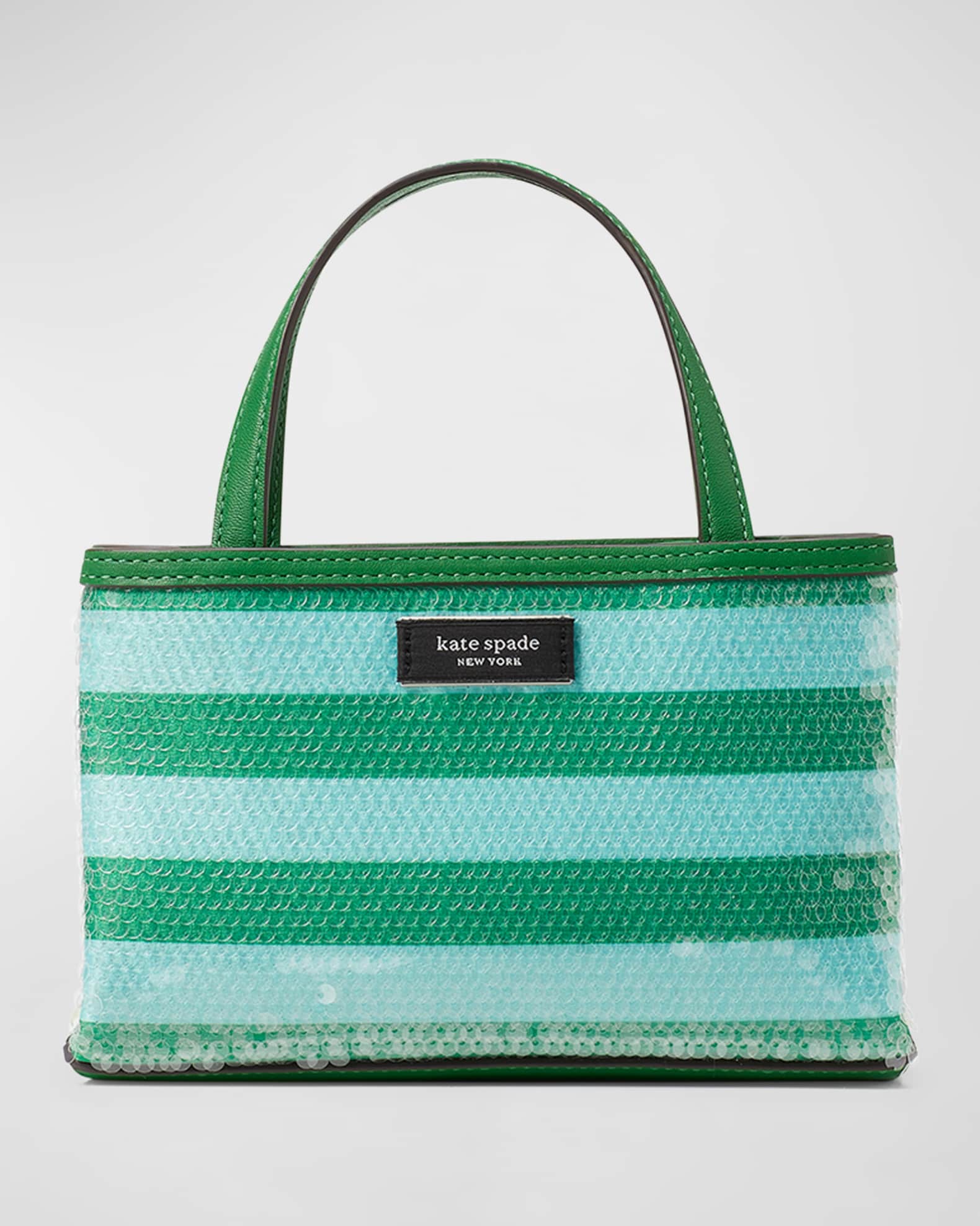 Kate spade glitter stripe tote Clearance