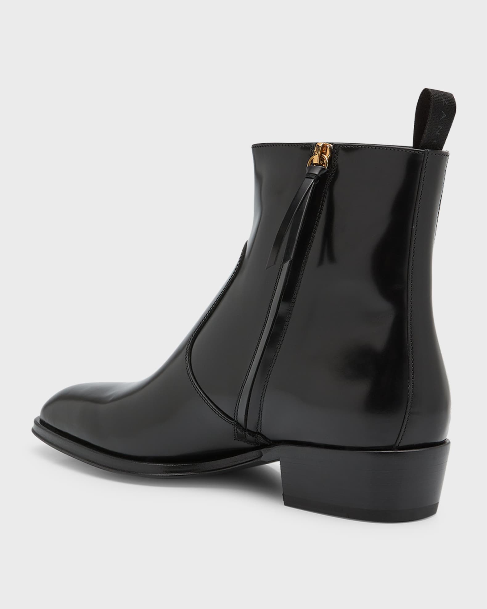 ダウンジャケット・コート Black Patent Leather Ankle Boots Roxie Cap-toe Ankle Boots In Patent Leather For Women | J.Crew
