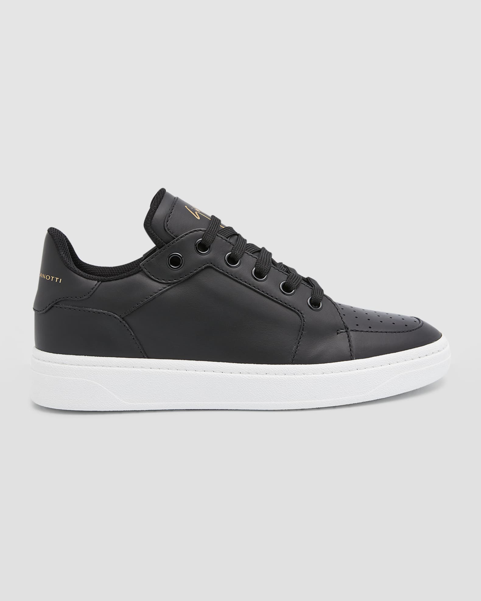 Giuseppe Zanotti Men's GZ 94 Leather Low Top Sneakers | Neiman Marcus