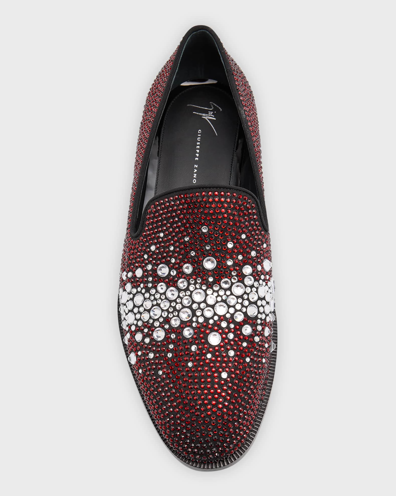 Giuseppe Zanotti Men's Flavio 20 Swarovski Crystal Loafers