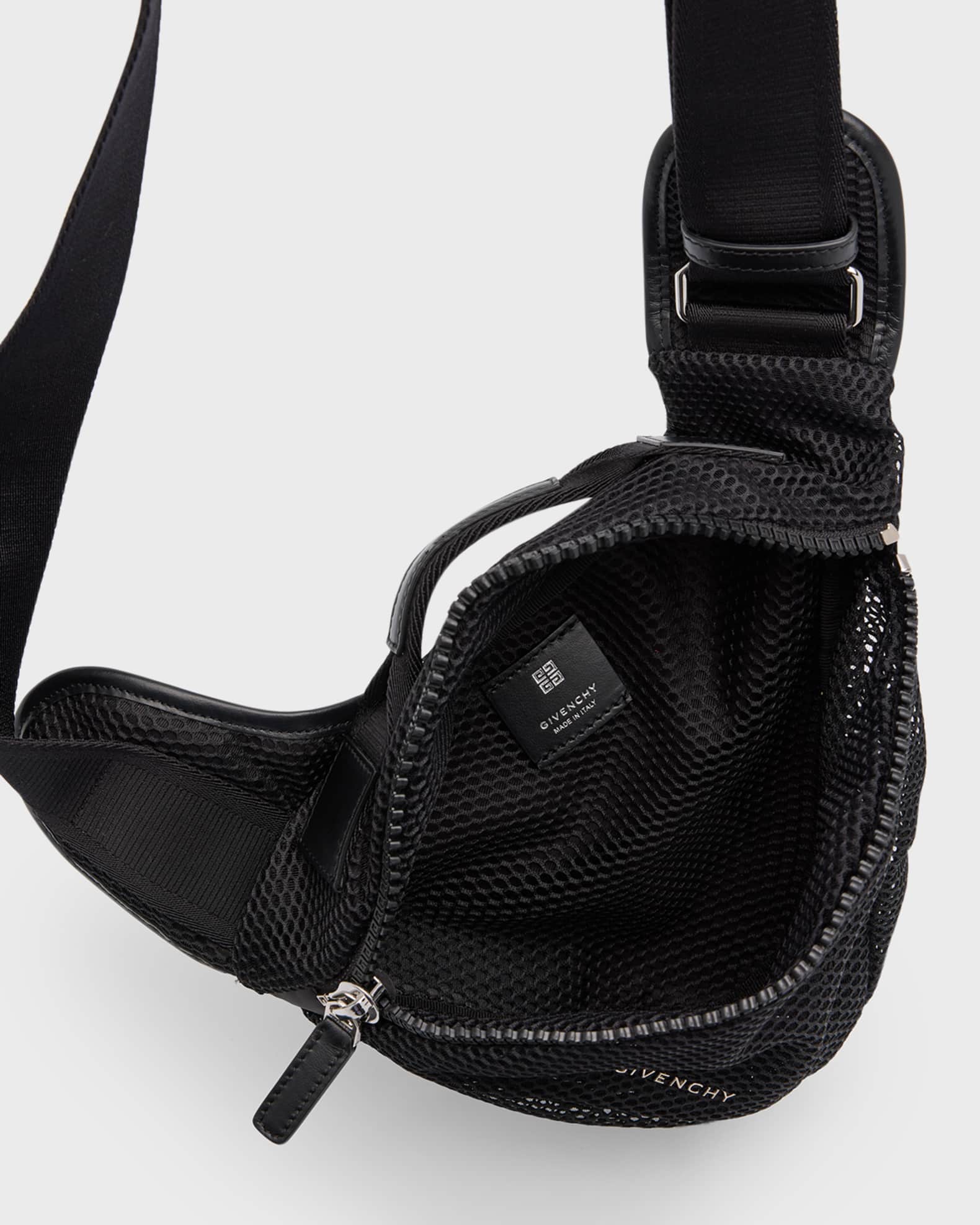 Givenchy Gray Small G-Zip Triangle Bag