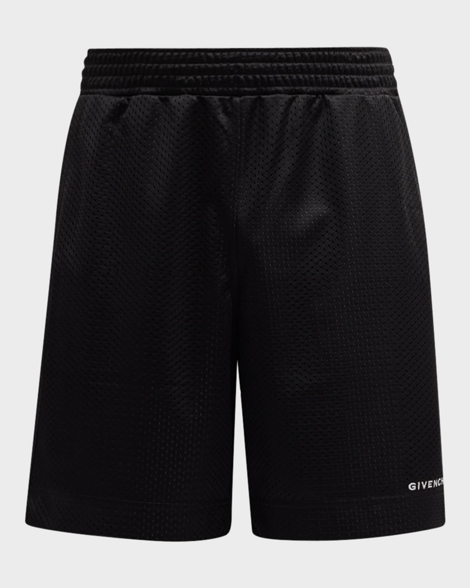 Givenchy Men's Mesh Basketball Shorts Neiman Marcus