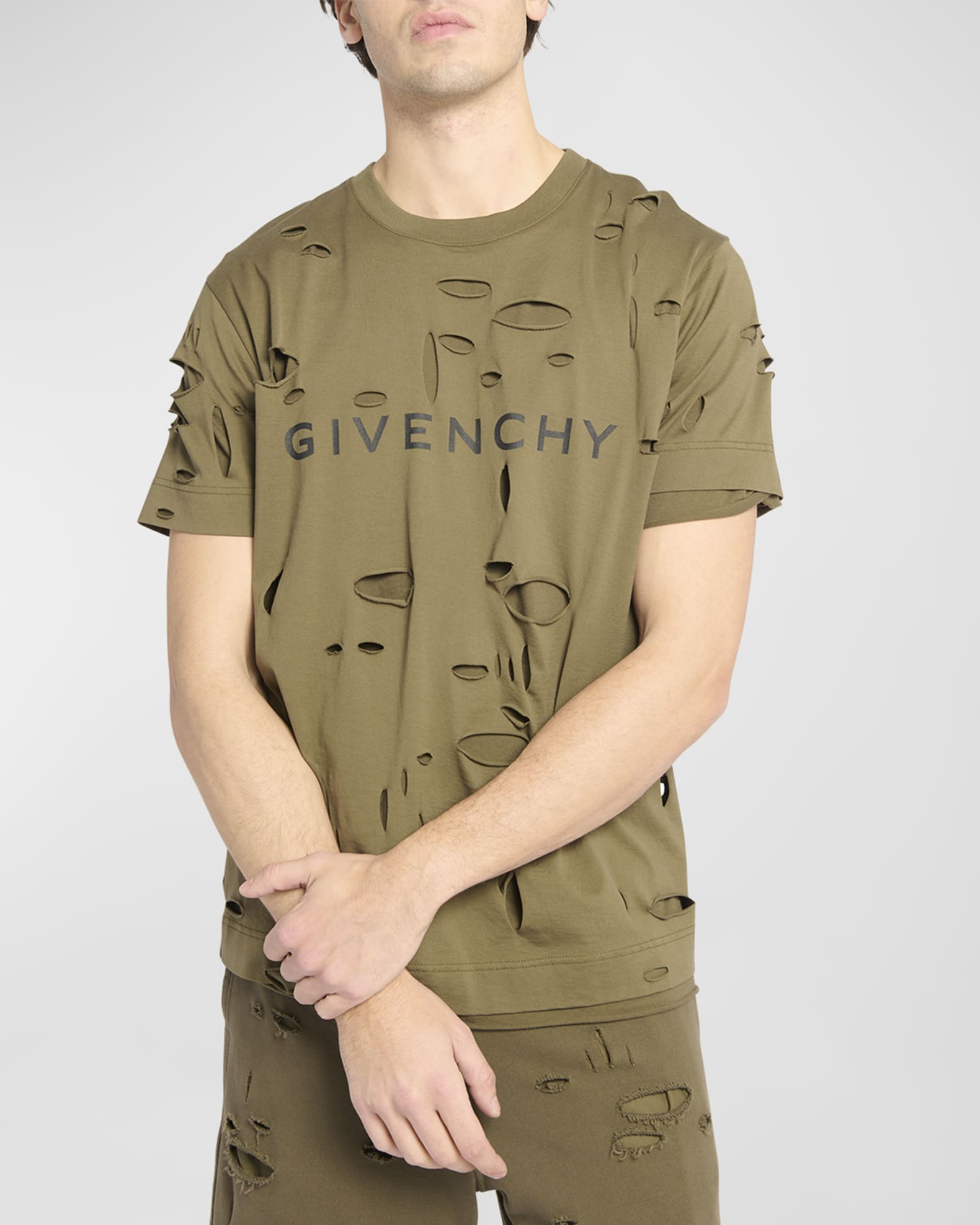 Givenchy double logo t shirt clearance