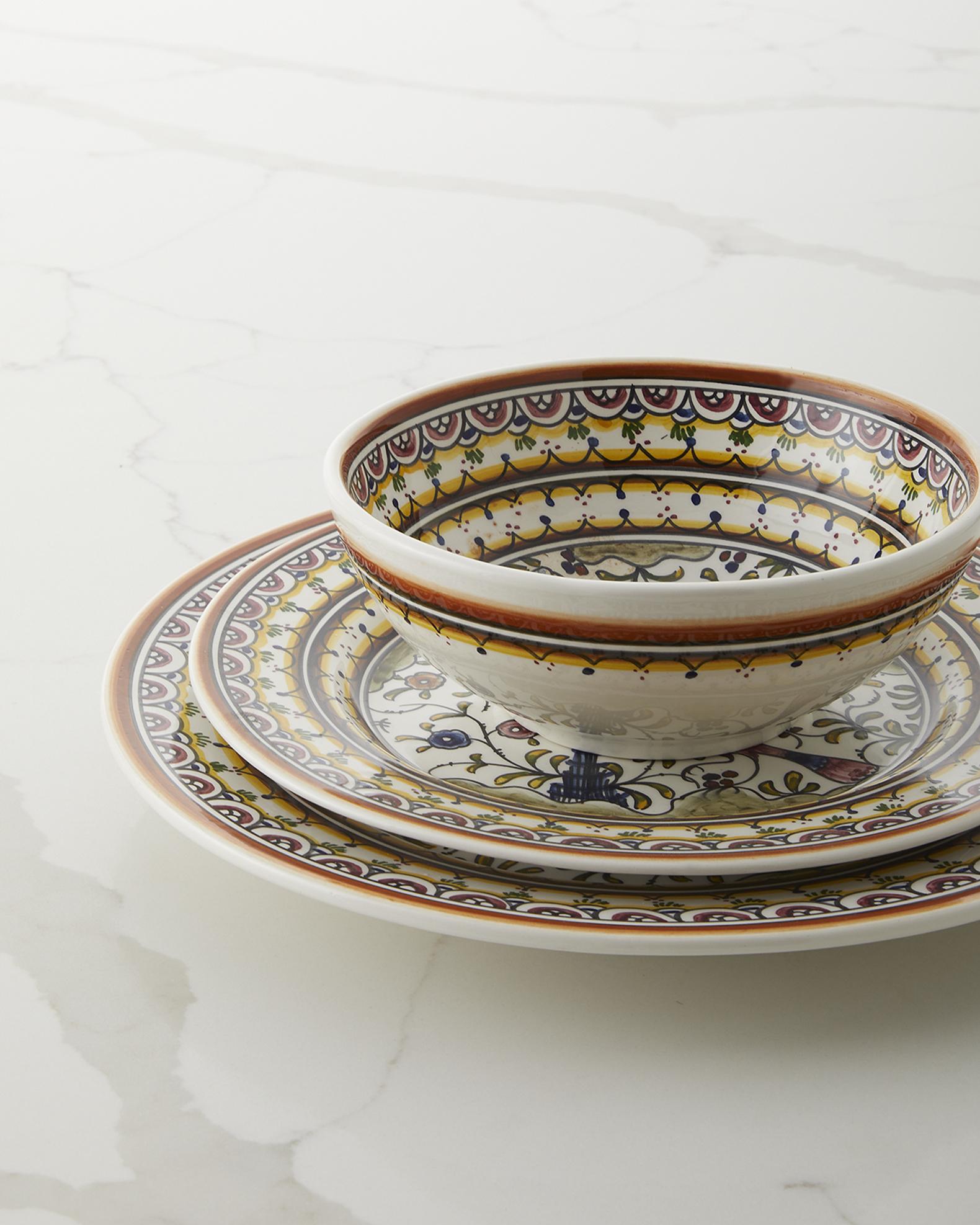 Neiman Marcus Pavoes 12-Piece Dinnerware Set | Neiman Marcus