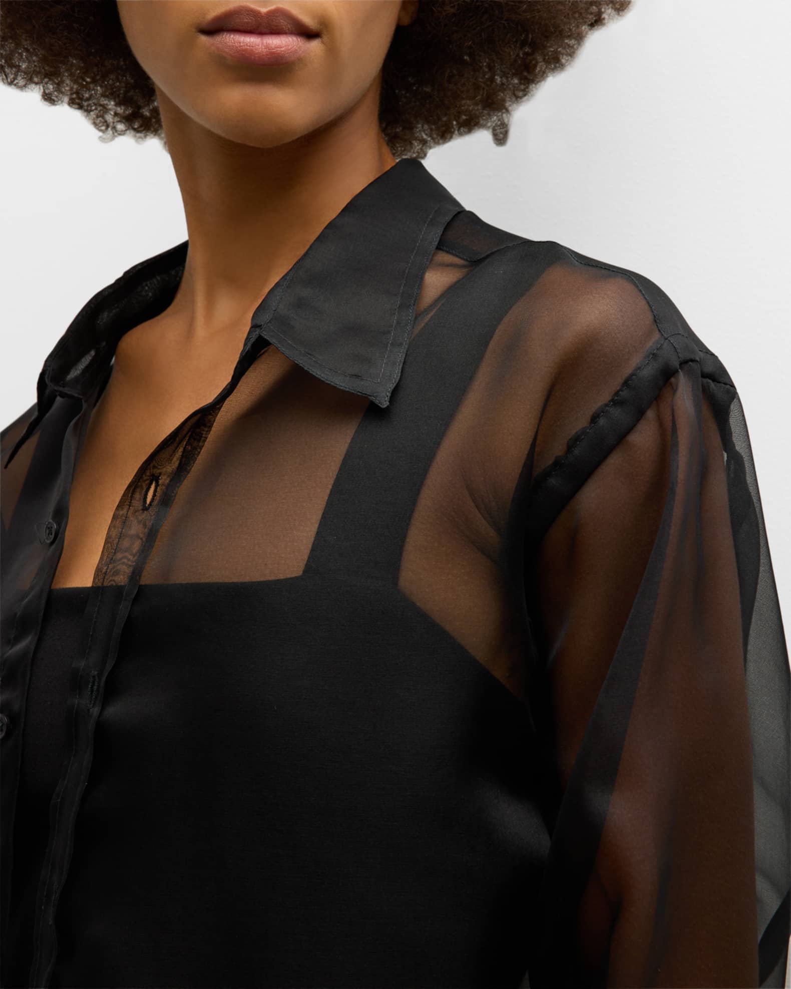 Layered Luxe - Silk Shirt by The Nevermore