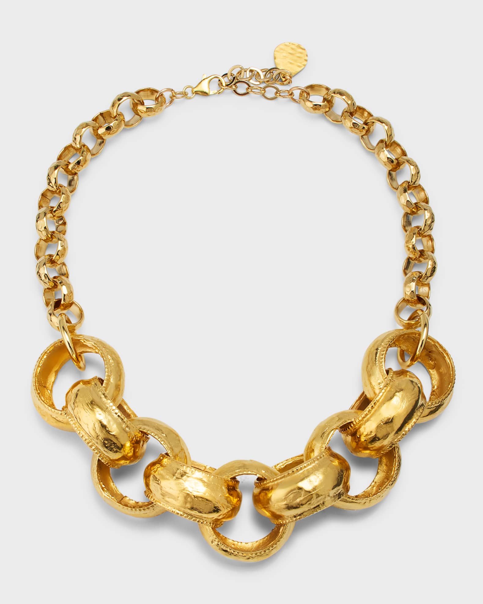 Devon Leigh Gold Mongolian Chain Necklace | Neiman Marcus