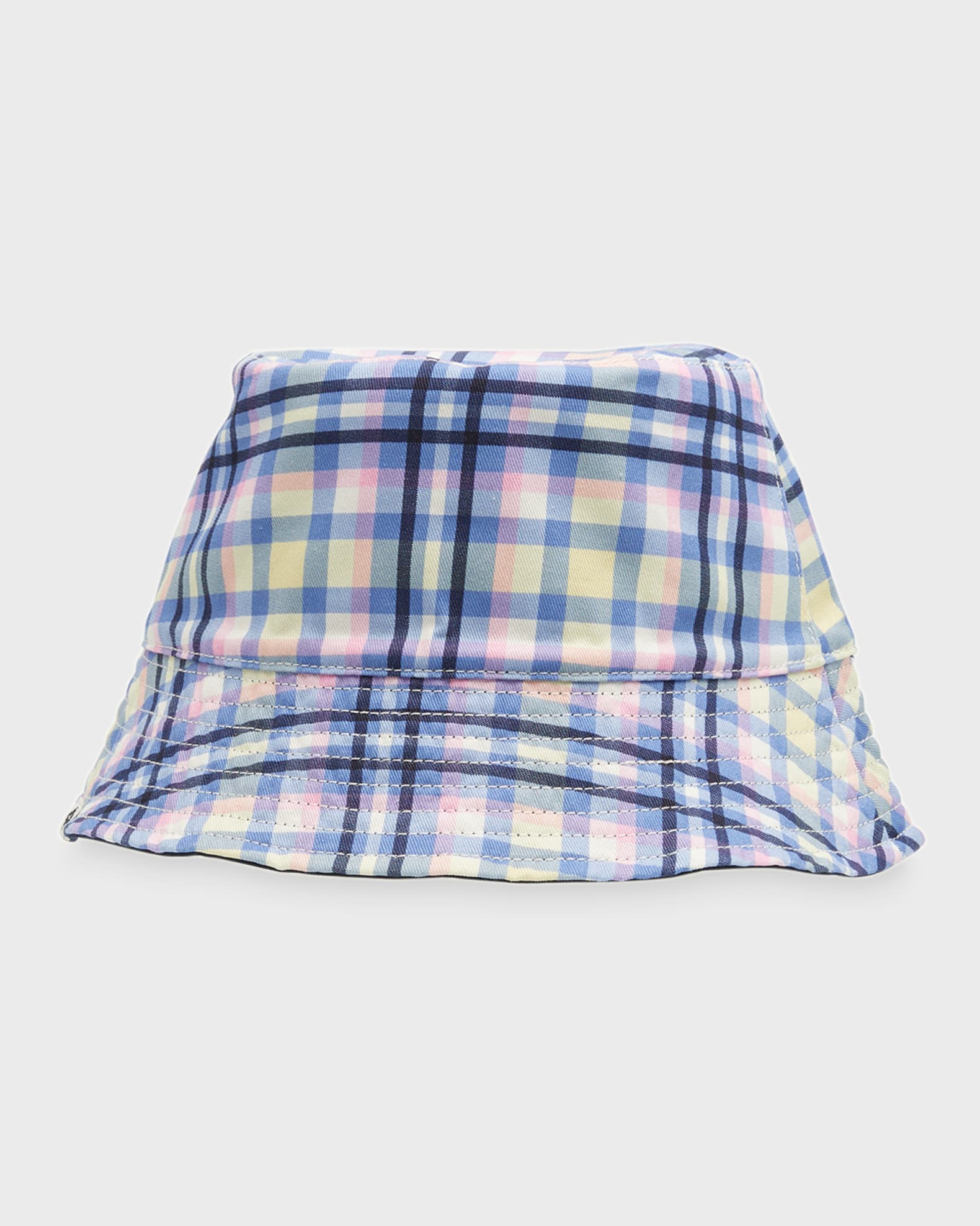 kate spade new york garden plaid reversible bucket hat | Neiman Marcus