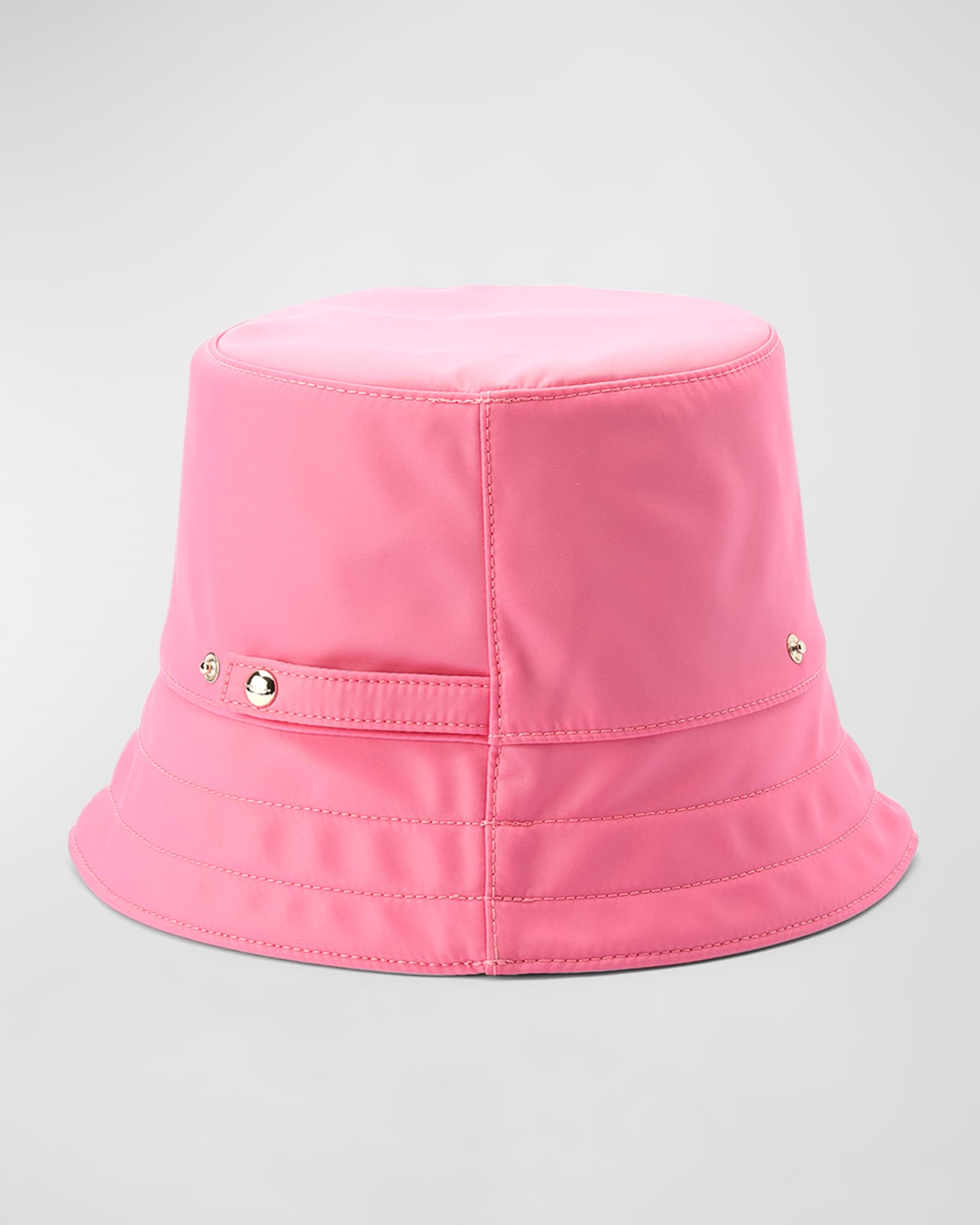 【Off White】Black / light pink Nylon Bucket Hat kate spade new york sam icon nylon bucket hat | Neiman Marcus