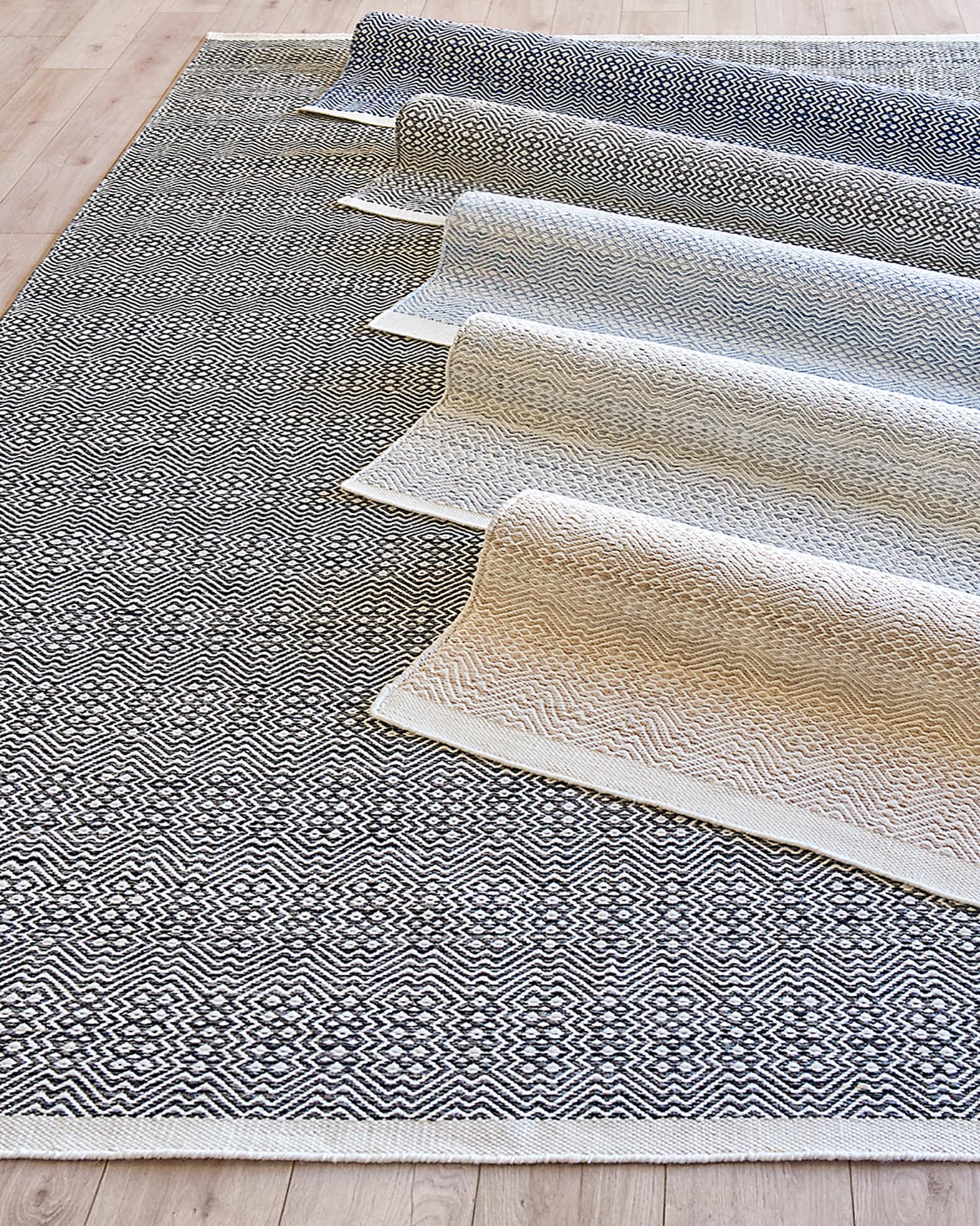 Naomi Indoor/Outdoor Flatweave Rugs | Neiman Marcus