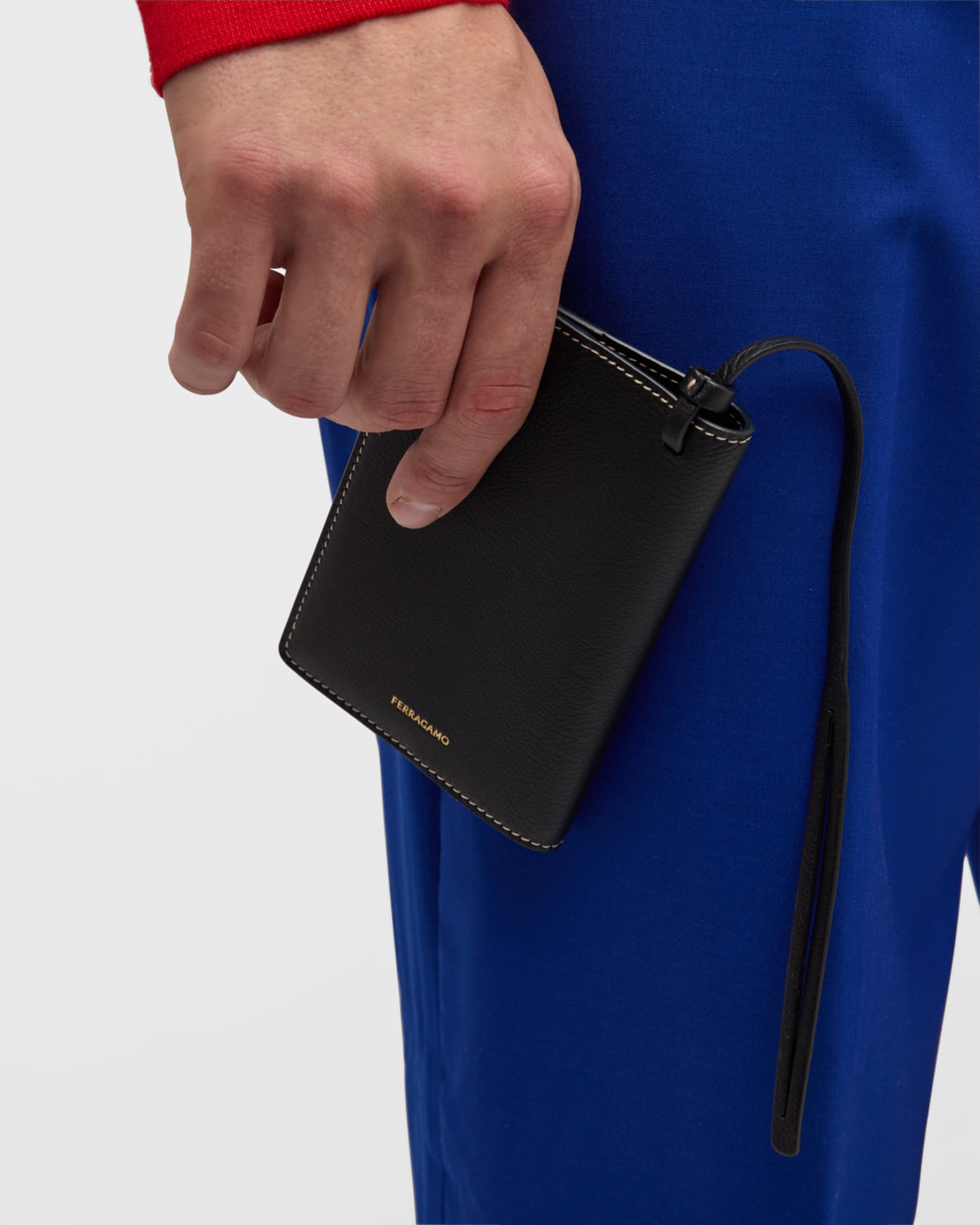 Salvatore ferragamo top passport holder