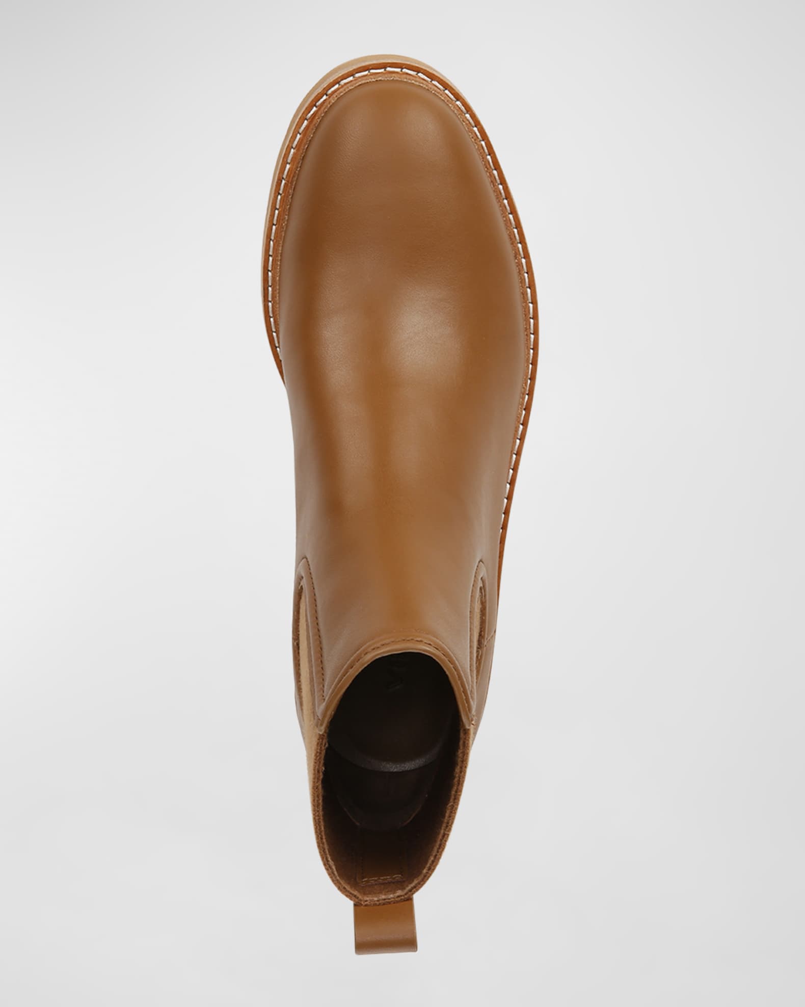Vince women's cressler round store toe leather chelsea booties