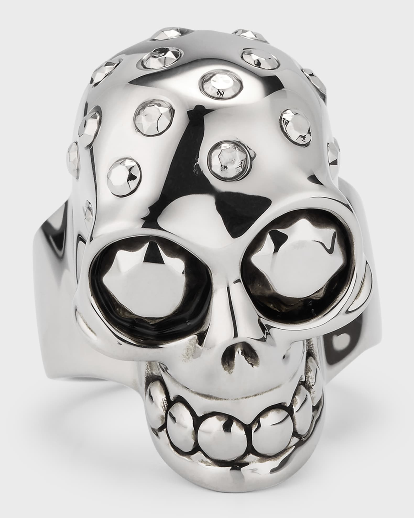 公式 McQueen Men's Giant Skull Ring | Neiman Marcus アクセサリー