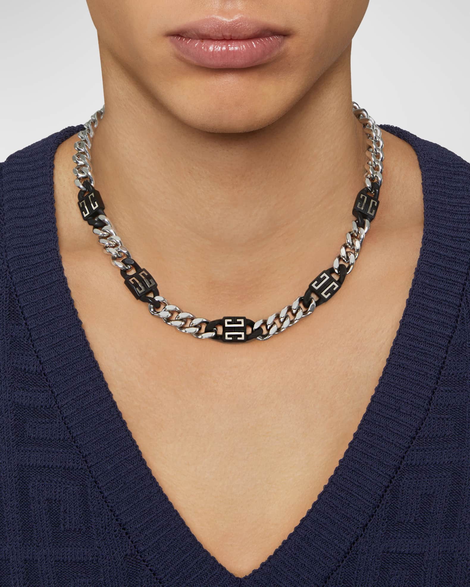 Men's 4G Short Chain Necklace 1
