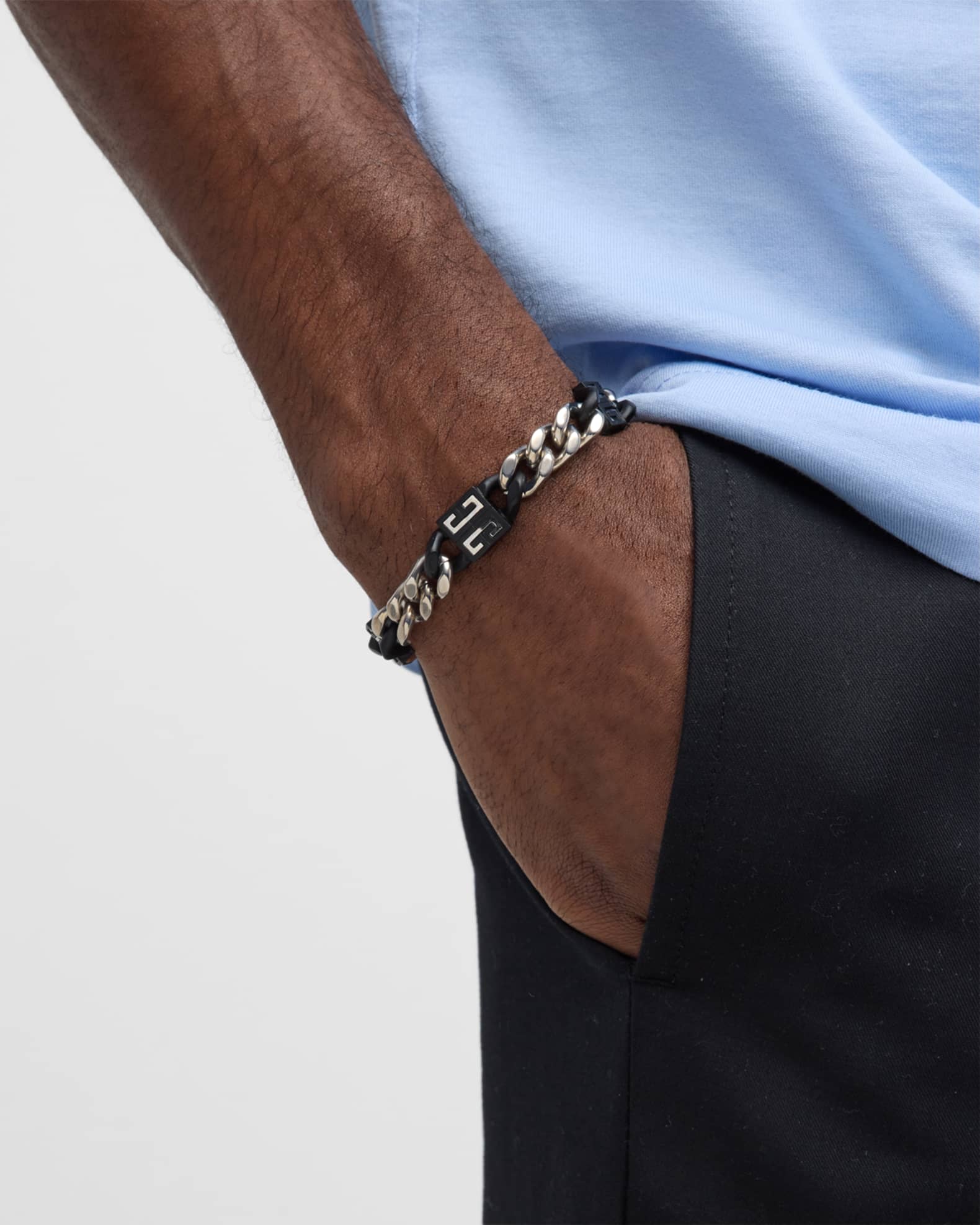 Givenchy Men s 4G Chain Bracelet Neiman Marcus