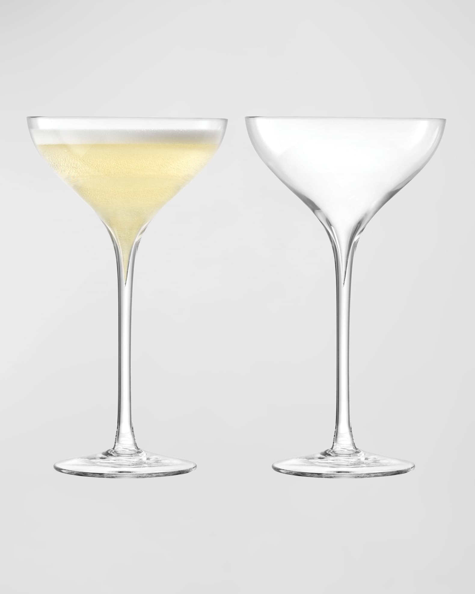 Savoy Champagne Saucers, Set of 2  0