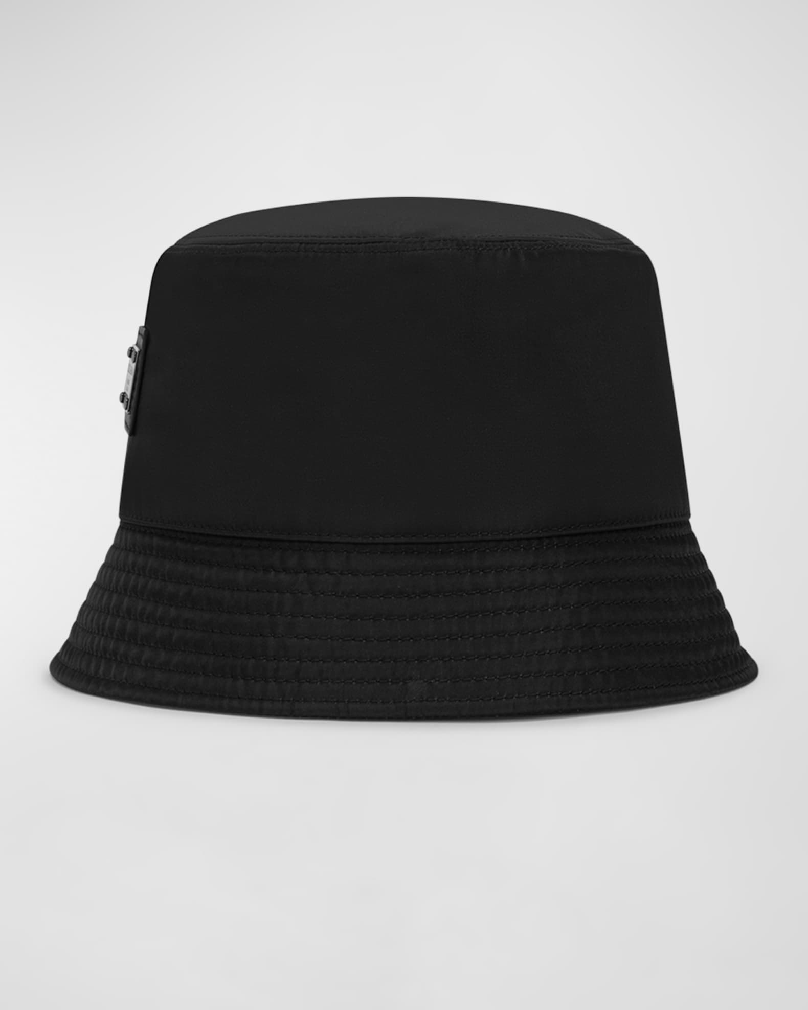 logo-plaque bucket hat