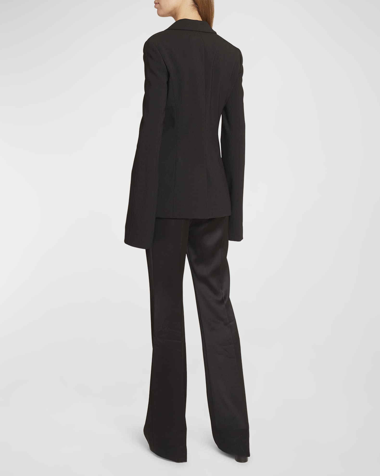 Givenchy Wool Blazer Jacket with Bell Sleeves | Neiman Marcus
