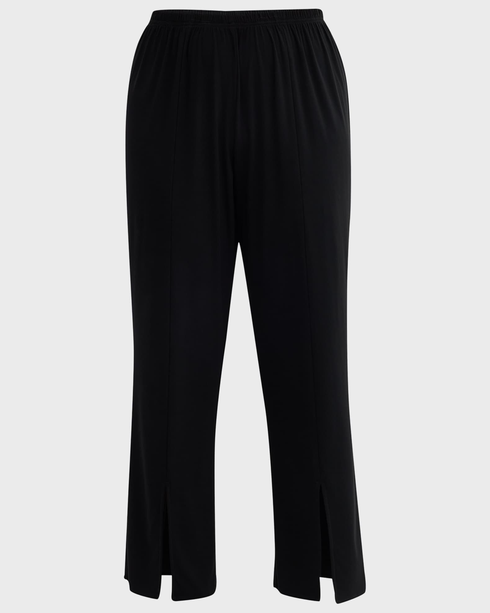Caroline Rose Plus Plus Size SplitHem StretchKnit Pants Neiman Marcus