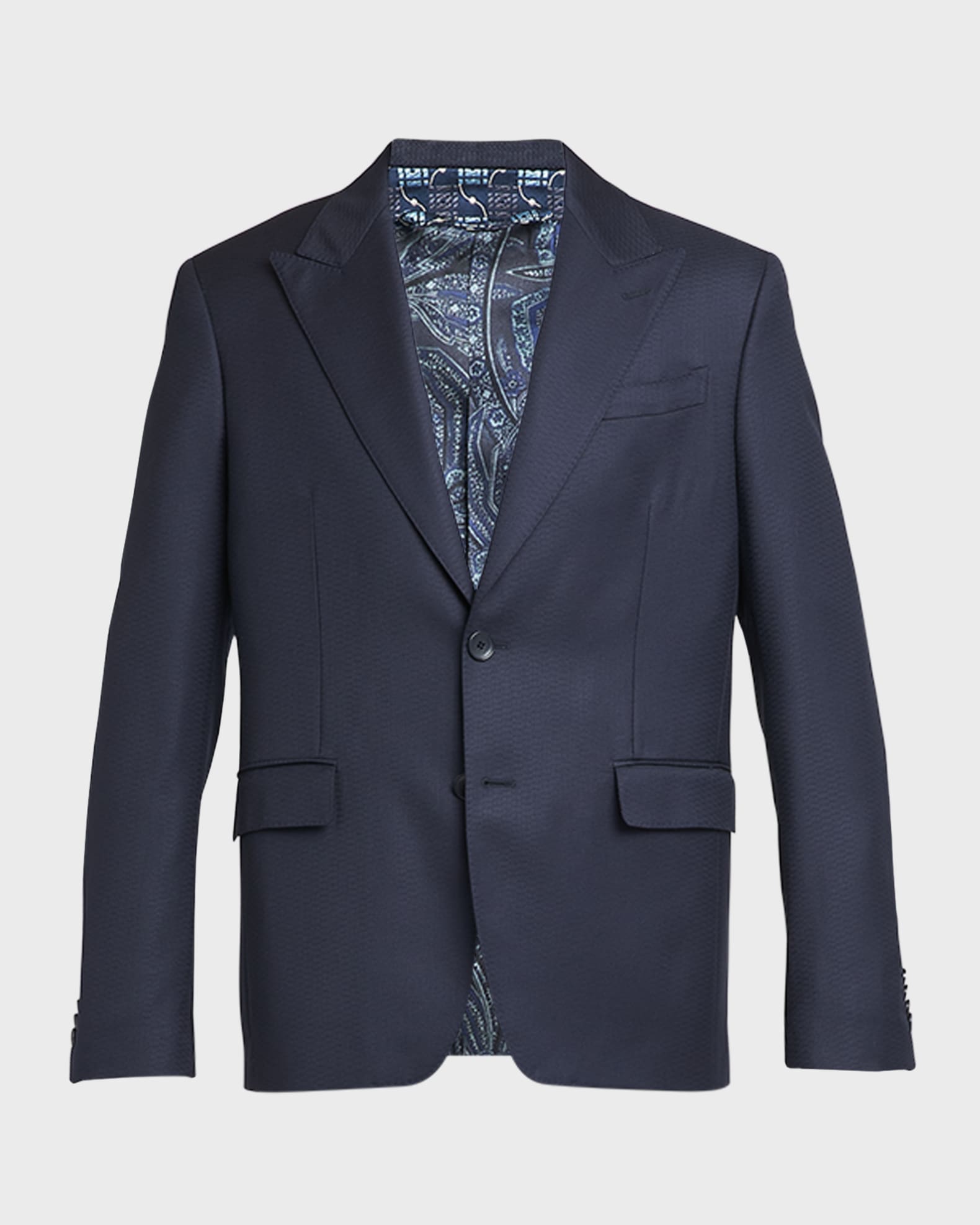 Etro Men's Micro-Jacquard Two-Piece Suit