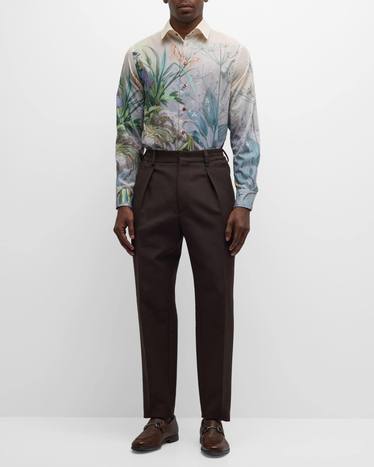 Gucci Men's Floral Shirt