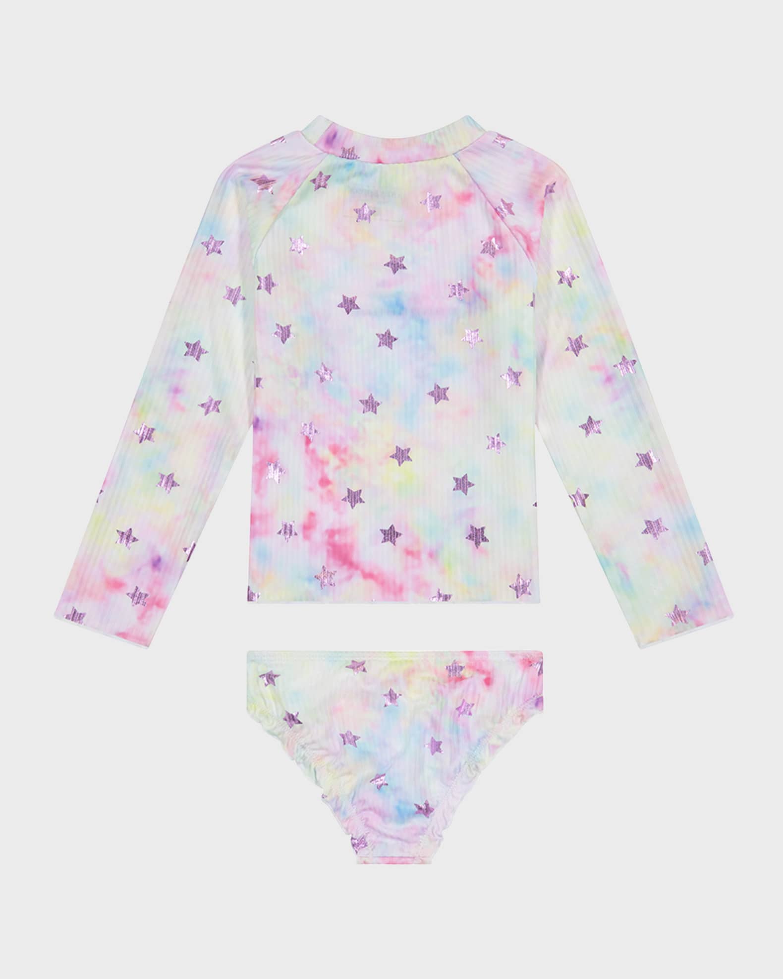 Tie Dye Star Print 2Pc Swim Set main image 1
