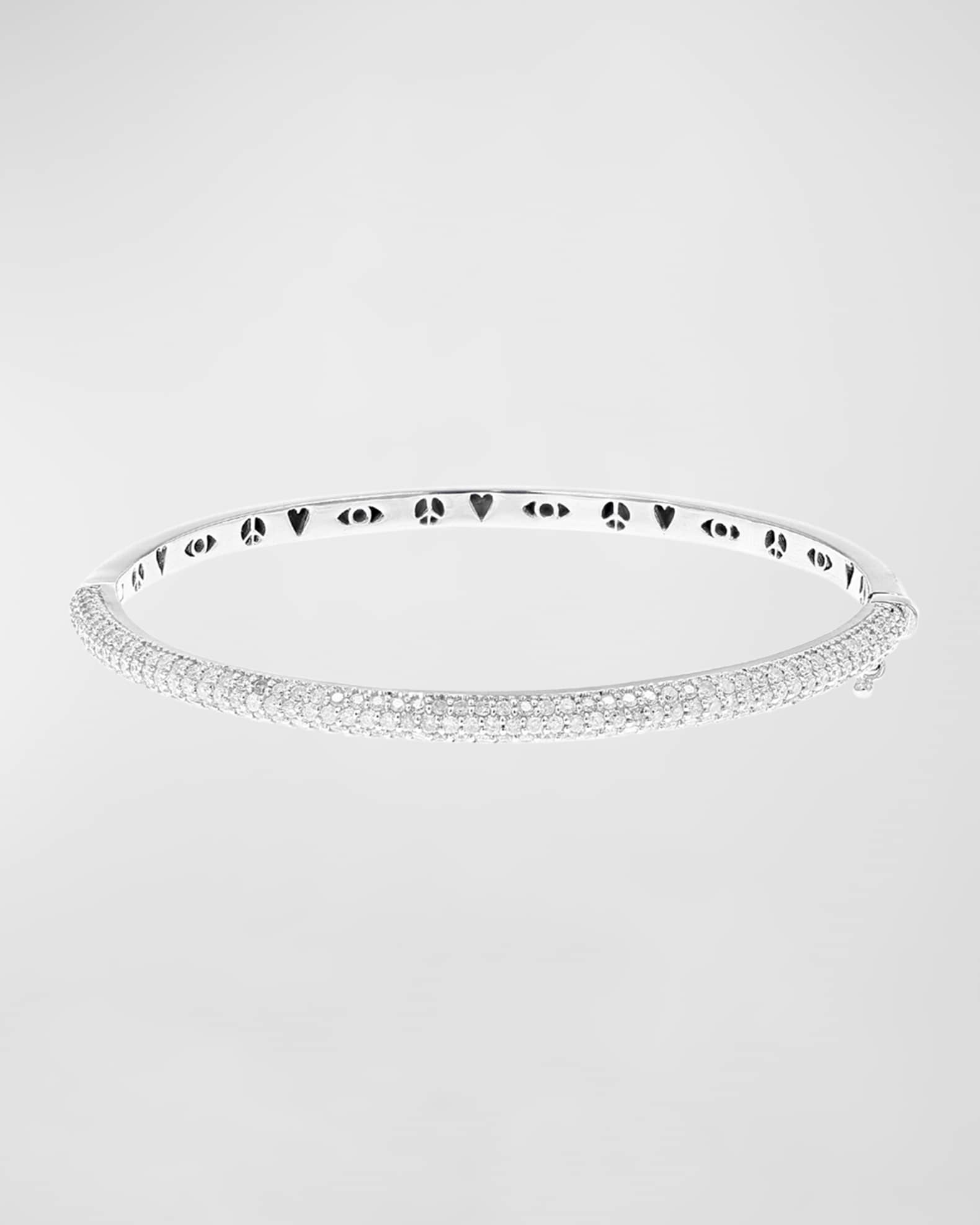 Louis Vuitton Luxury Repurposed Skinny Cuff Bracelet