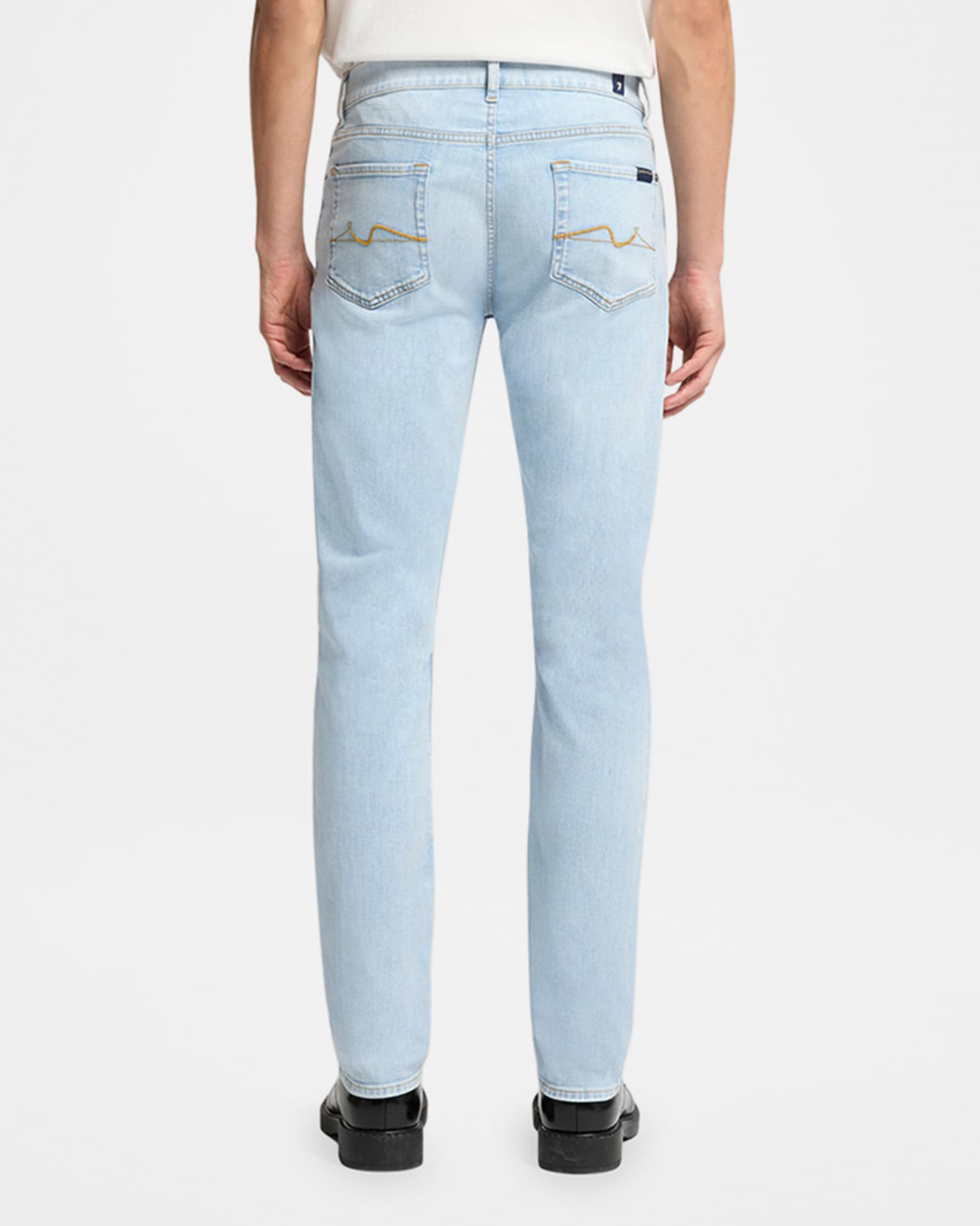 Men's Slimmy Tapered Luxe Denim Jeans 1
