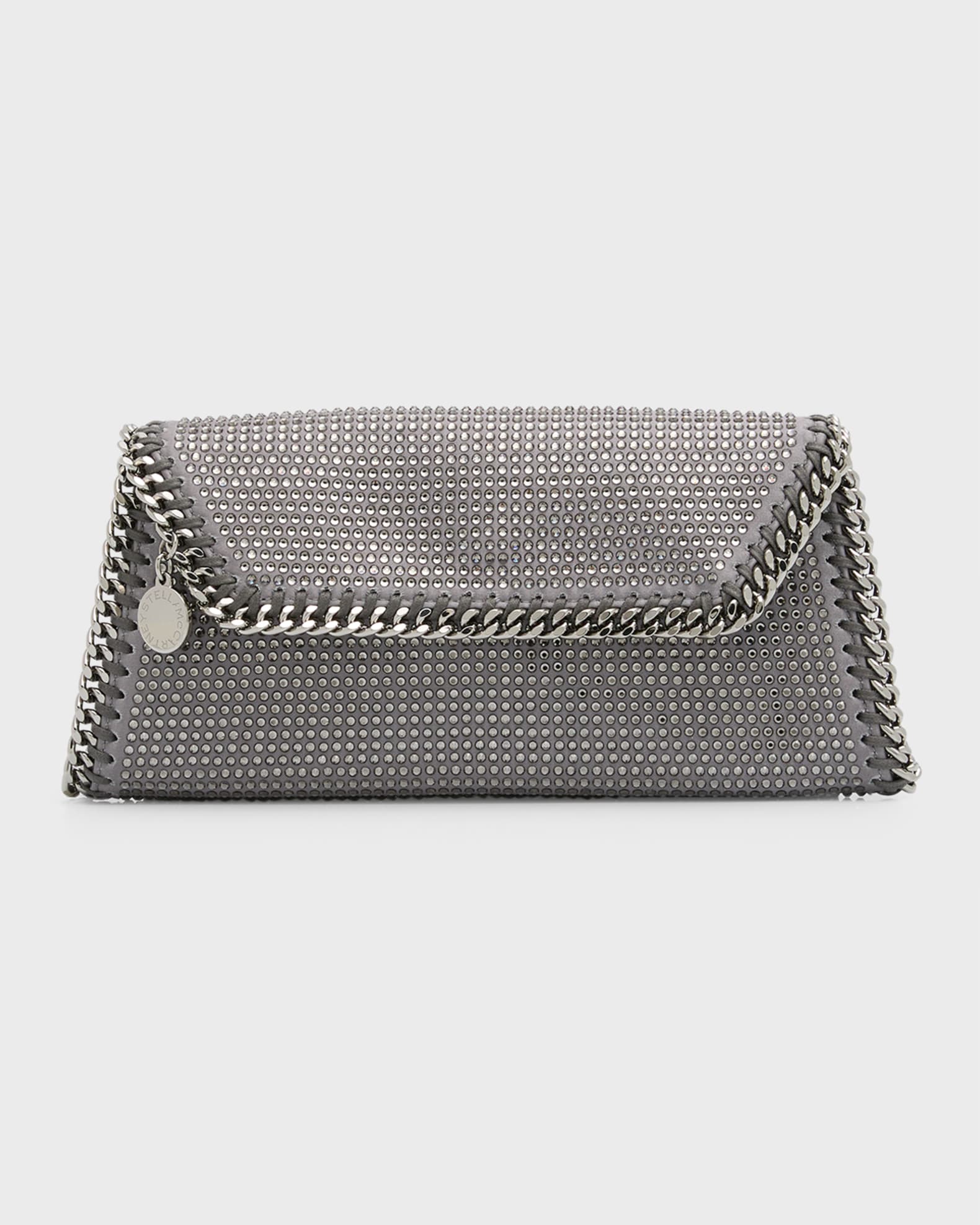 Stella McCartney Falabella Allover Eco Crystal Clutch Bag Neiman Marcus