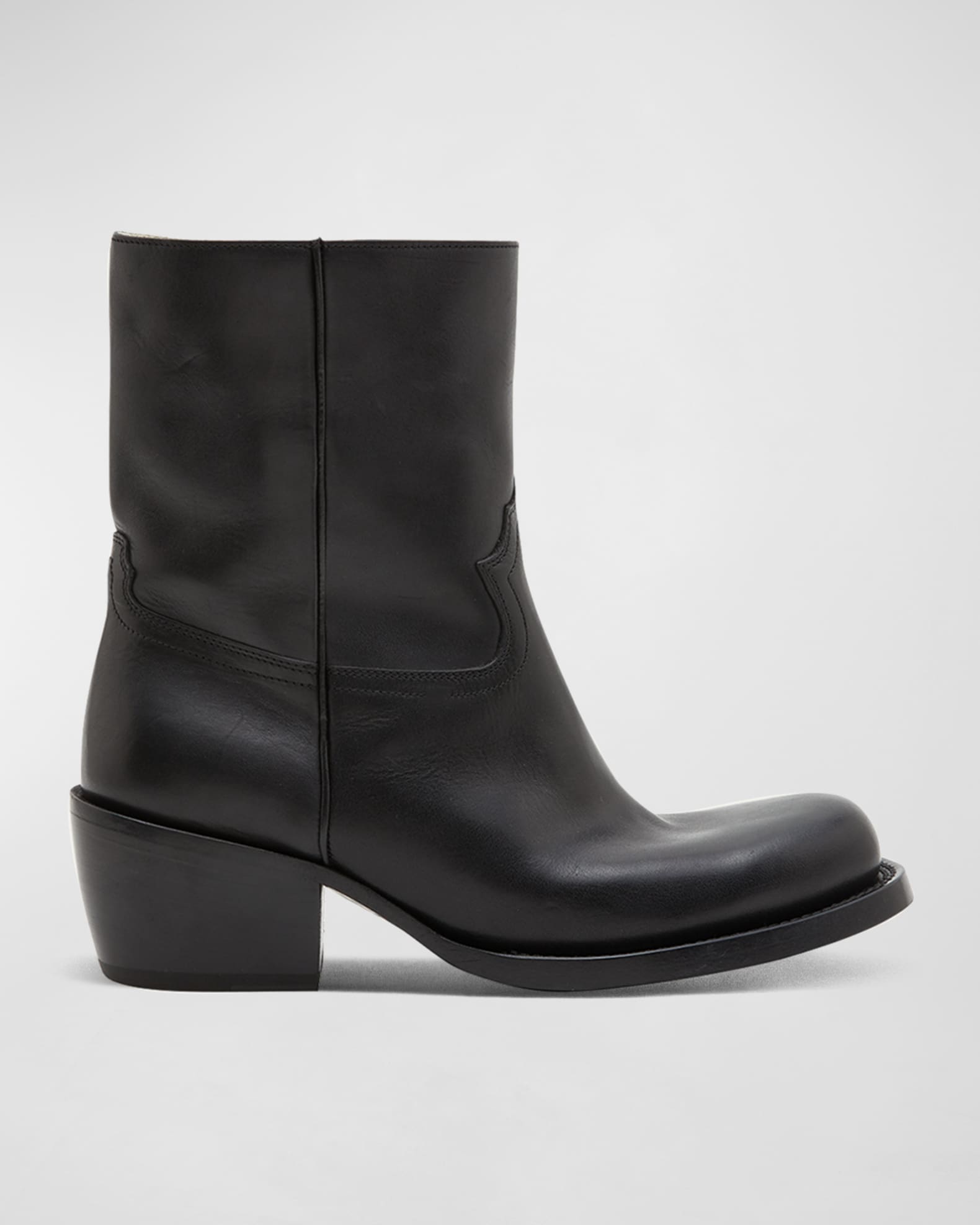 Dries van noten pull up chelsea boots top