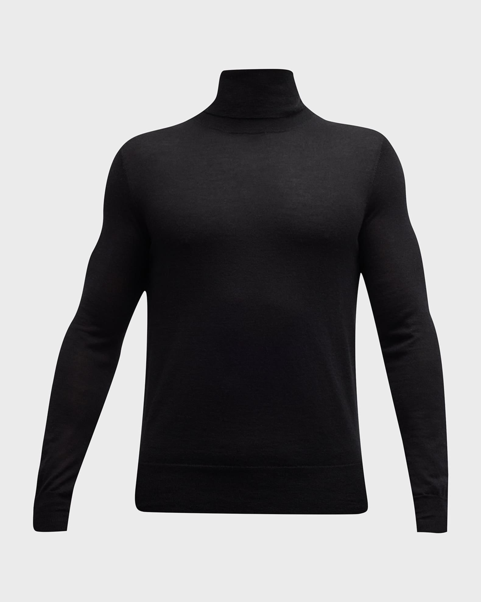 Neiman Marcus Men's CashmereSilk Turtleneck Sweater Neiman Marcus