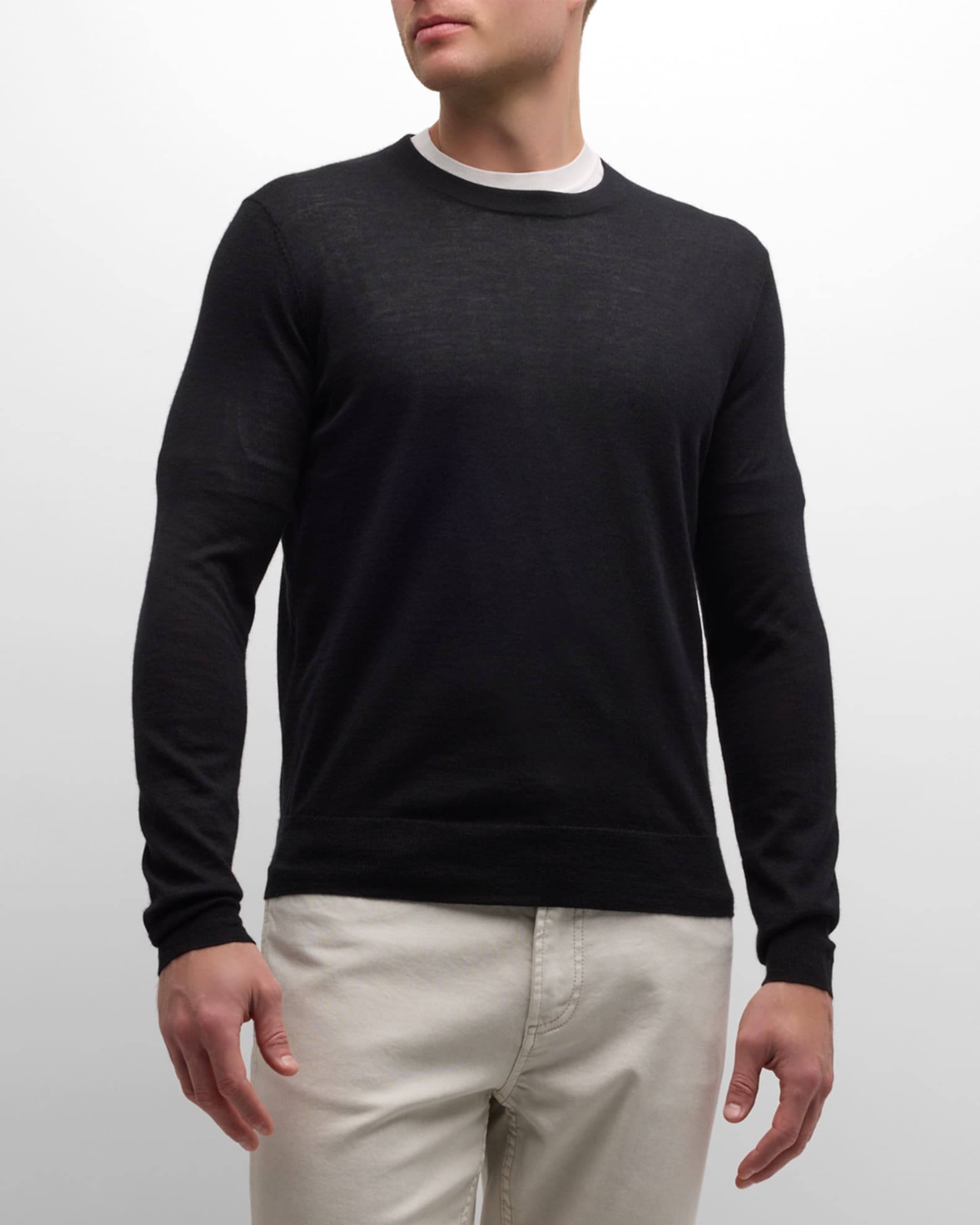 Men's Cashmere Crew Neck Sweater