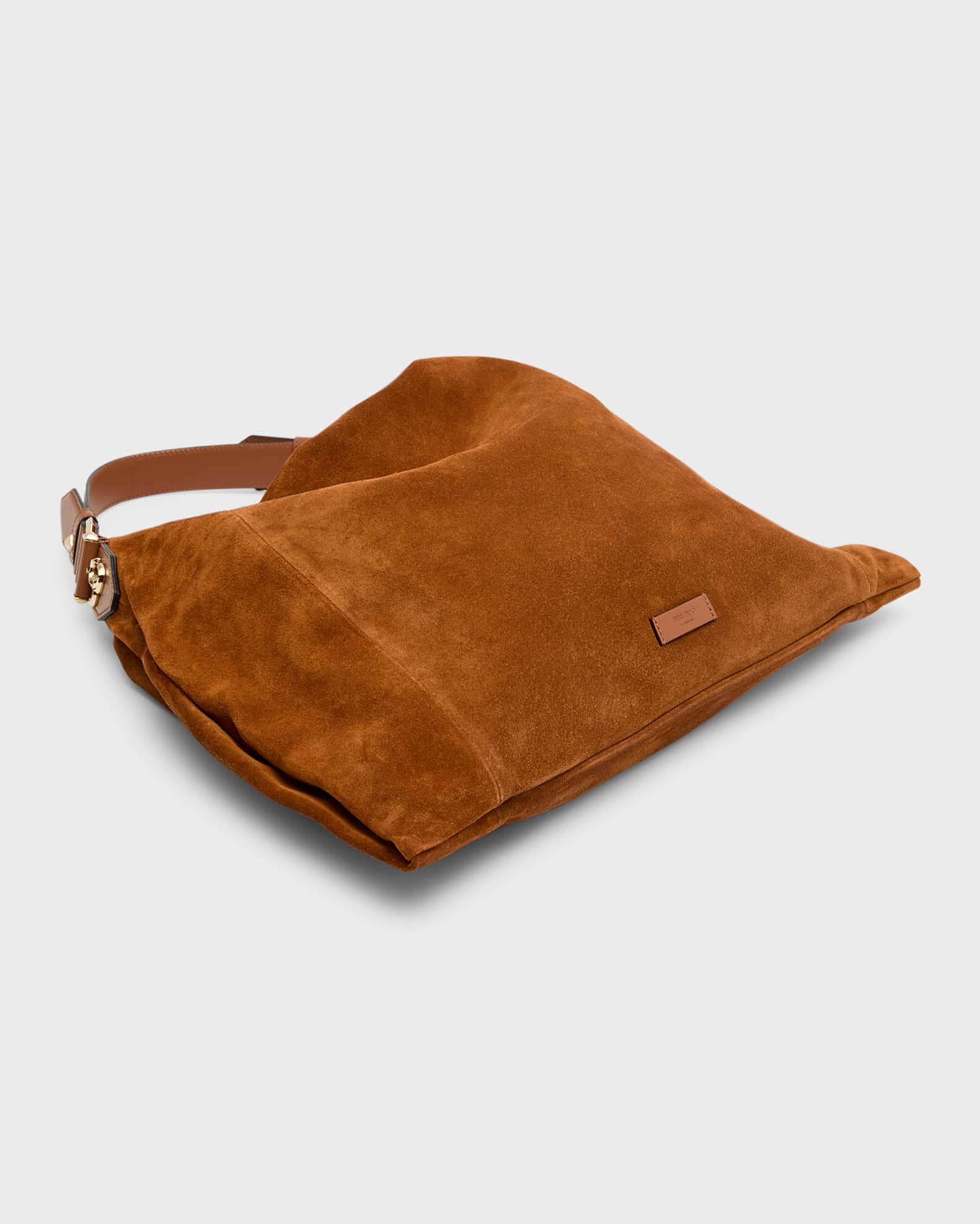 Ana Zip Suede Hobo Bag | Neiman Marcus