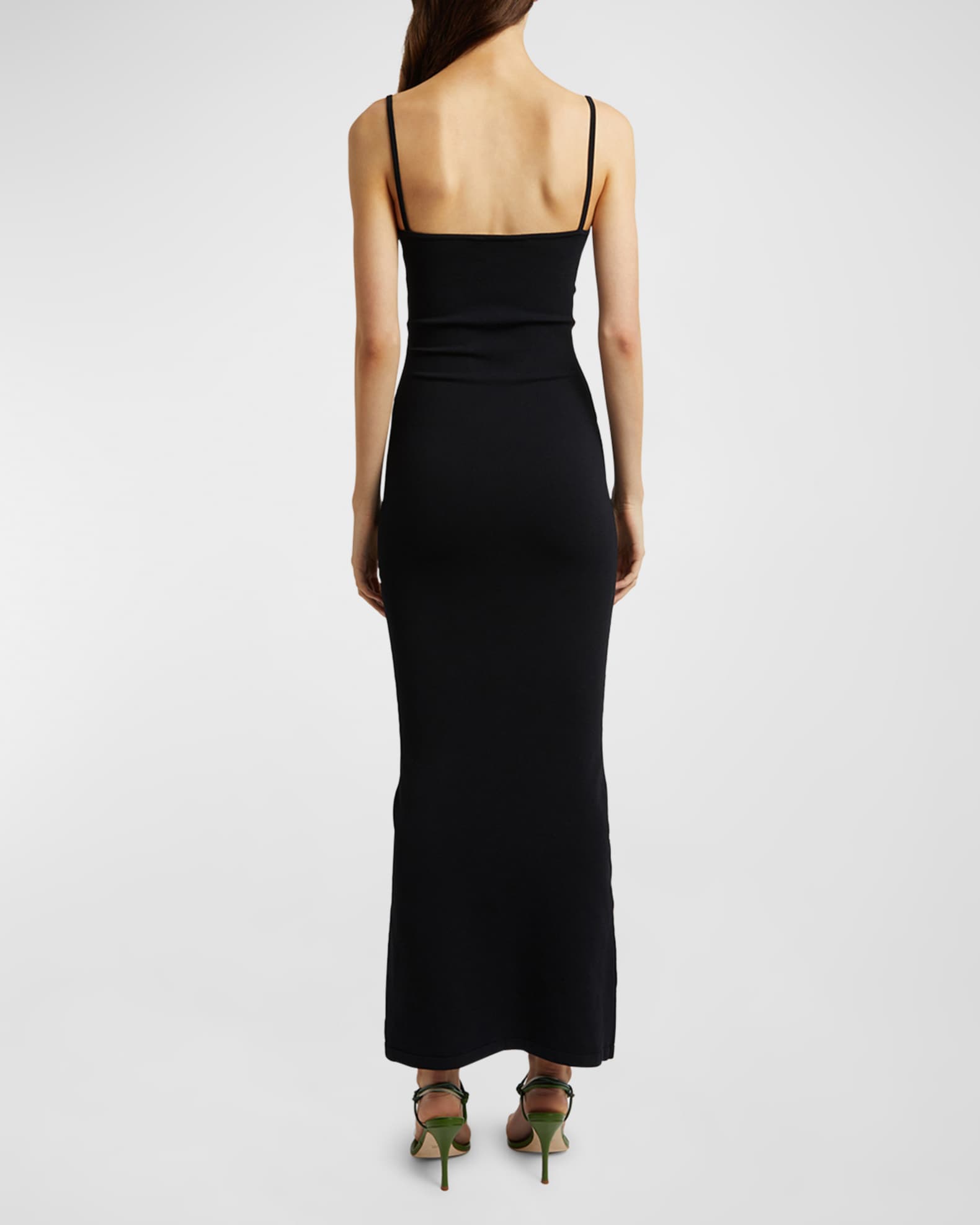 【関税込み】Christopher Esber ブラック Salacia スイムウェア Christopher Esber Salacia Plunging Wavy U-Ring Sleeveless