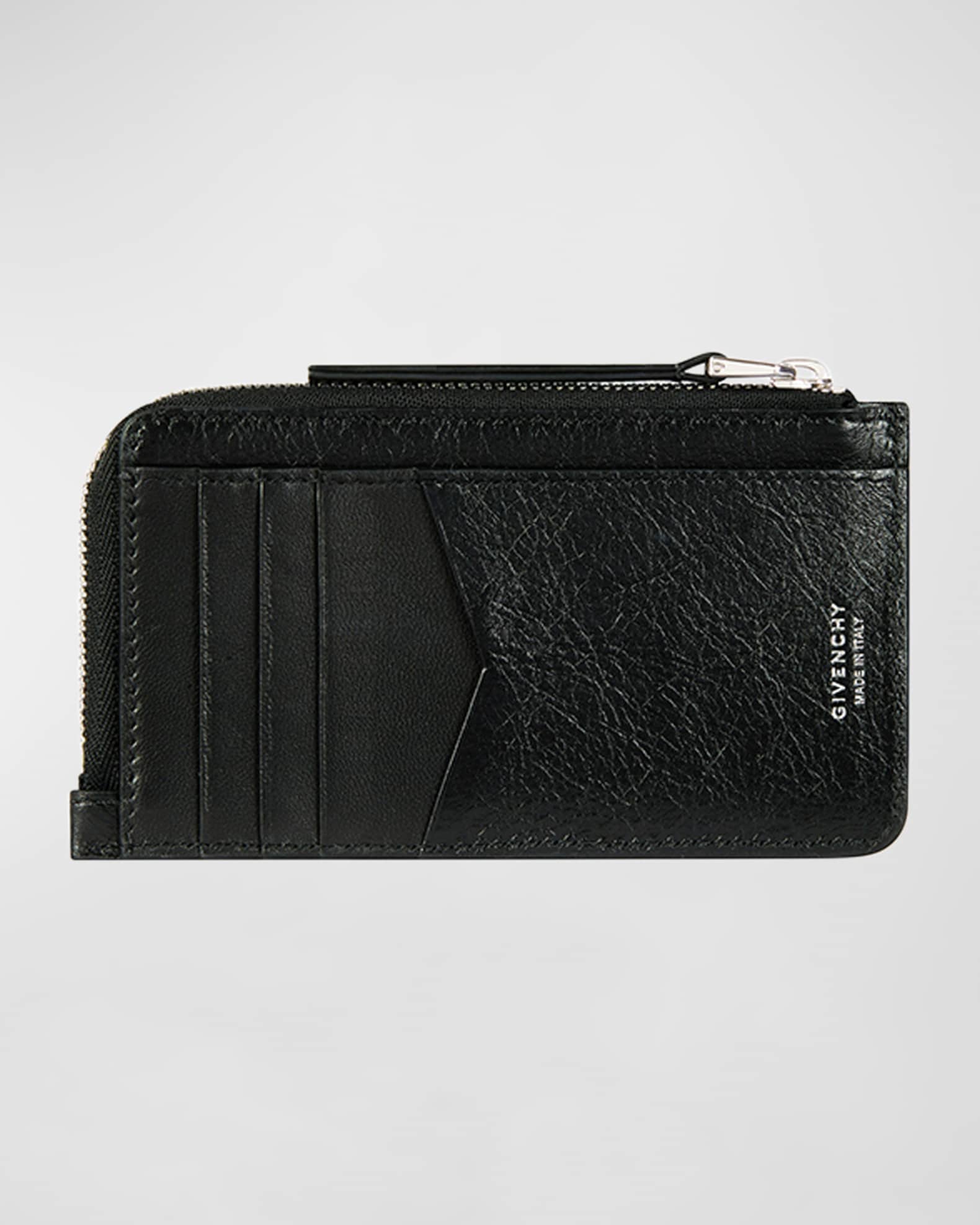行列のできるレビュー商品、集めました。高評価アイテム Givenchy Voyou Zipped Cardholder in Tumbled Leather | Neiman 小物