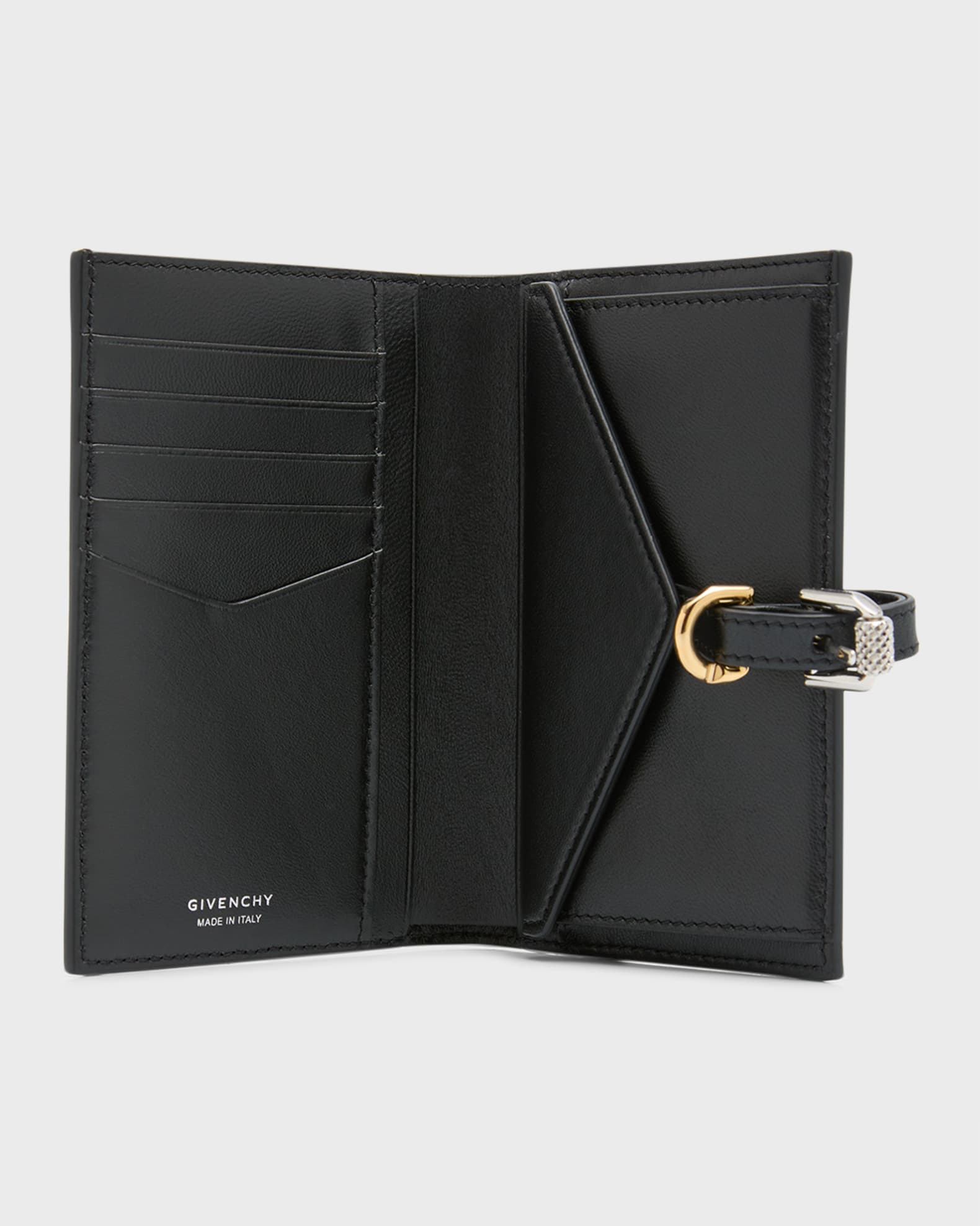 Givenchy Voyou Bifold Wallet in Tumbled Leather | Neiman Marcus