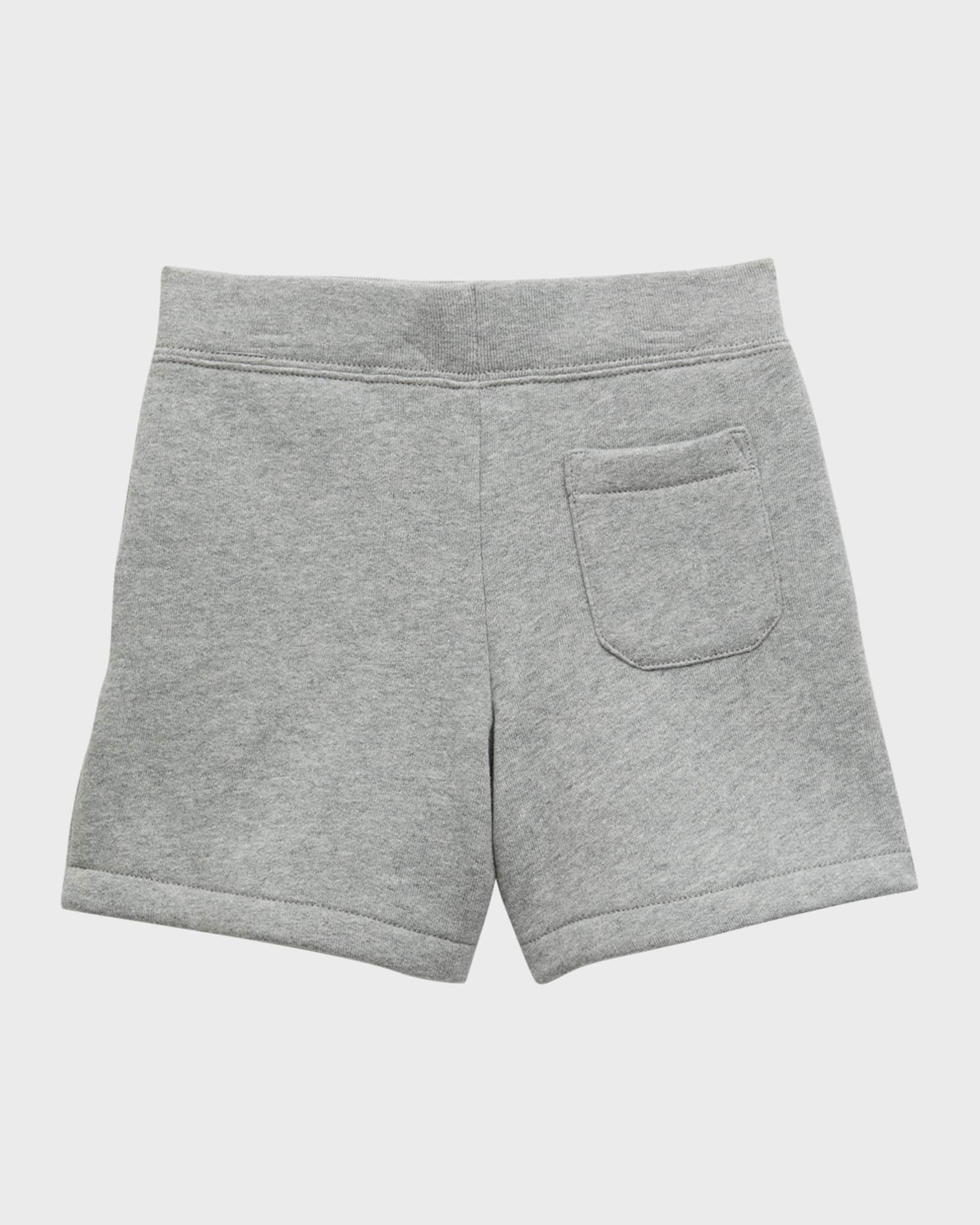 Kid's Embroidered Pony Fleece Shorts 1