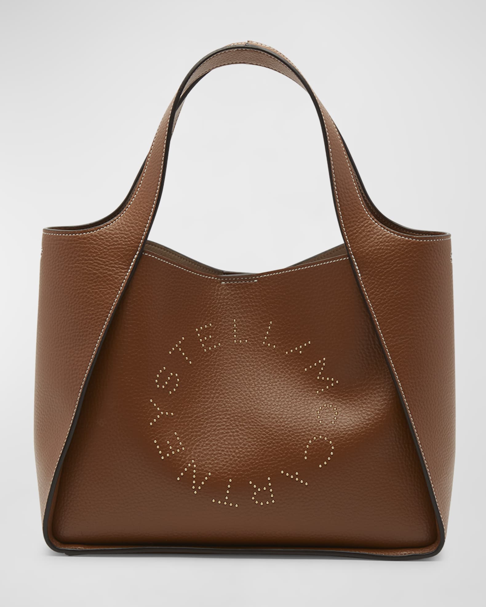 Neiman Marcus Green Vegan Leather Tote Shoulder Bag-Shopping Bag