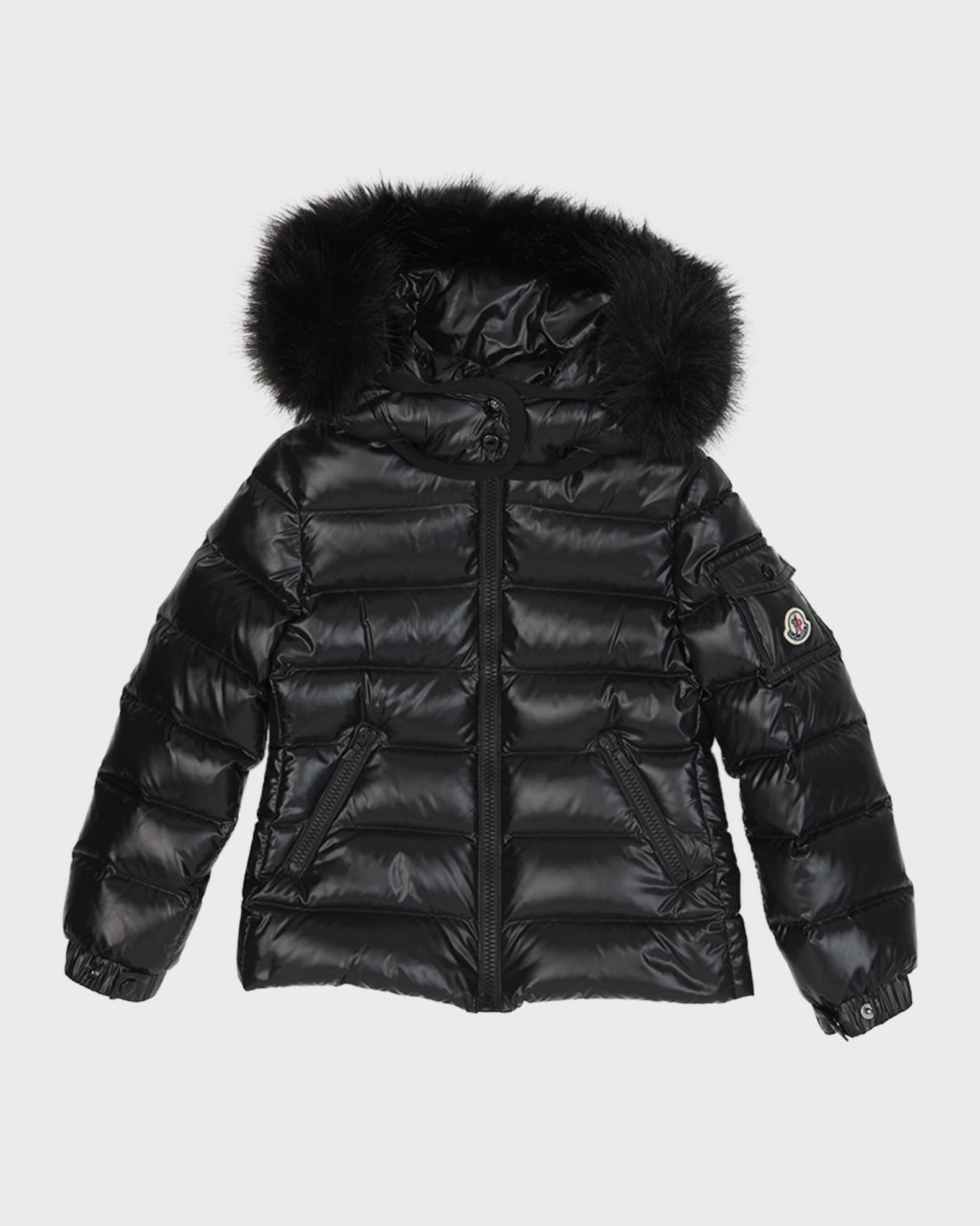 Kids Bady Faux Fur Quilted Jacket