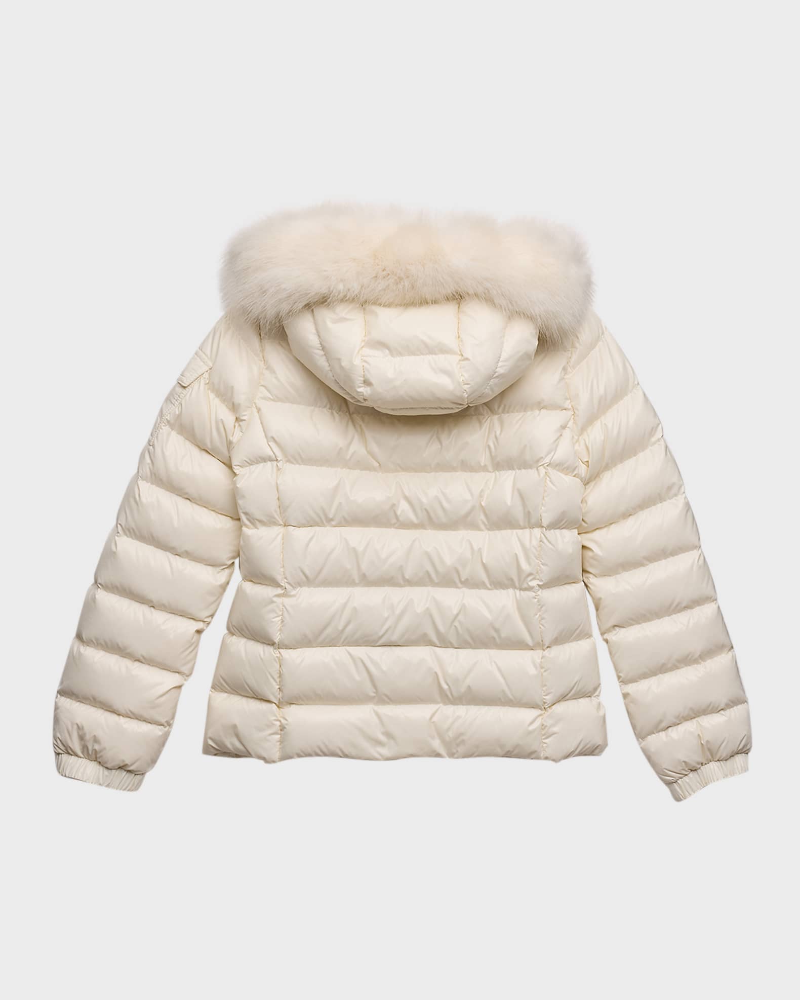  Kids Bady Faux Fur Quilted Jacket, Size 8-14 1