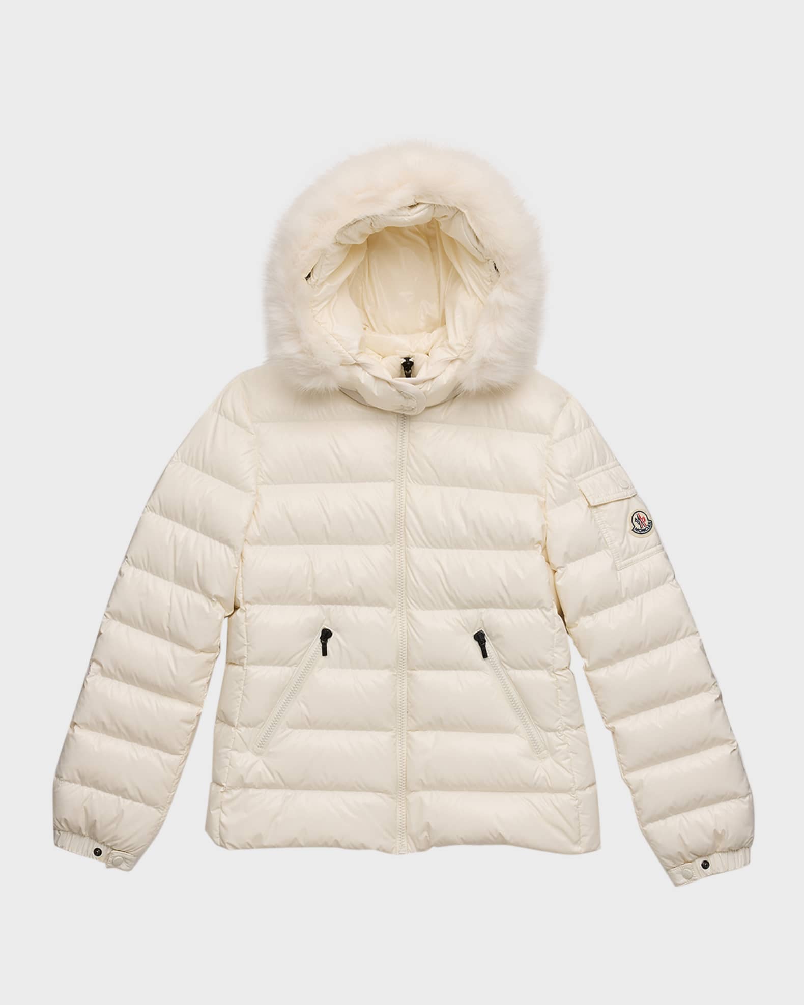 Kids Bady Faux Fur Quilted Jacket
