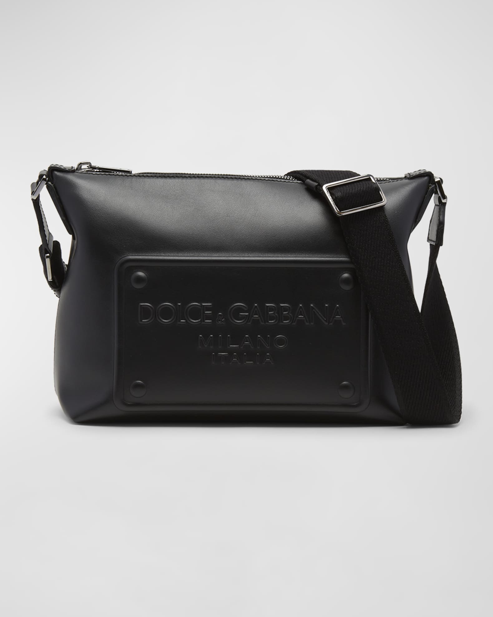 Dolce & Gabbana Leather Crossbody Bag - Black