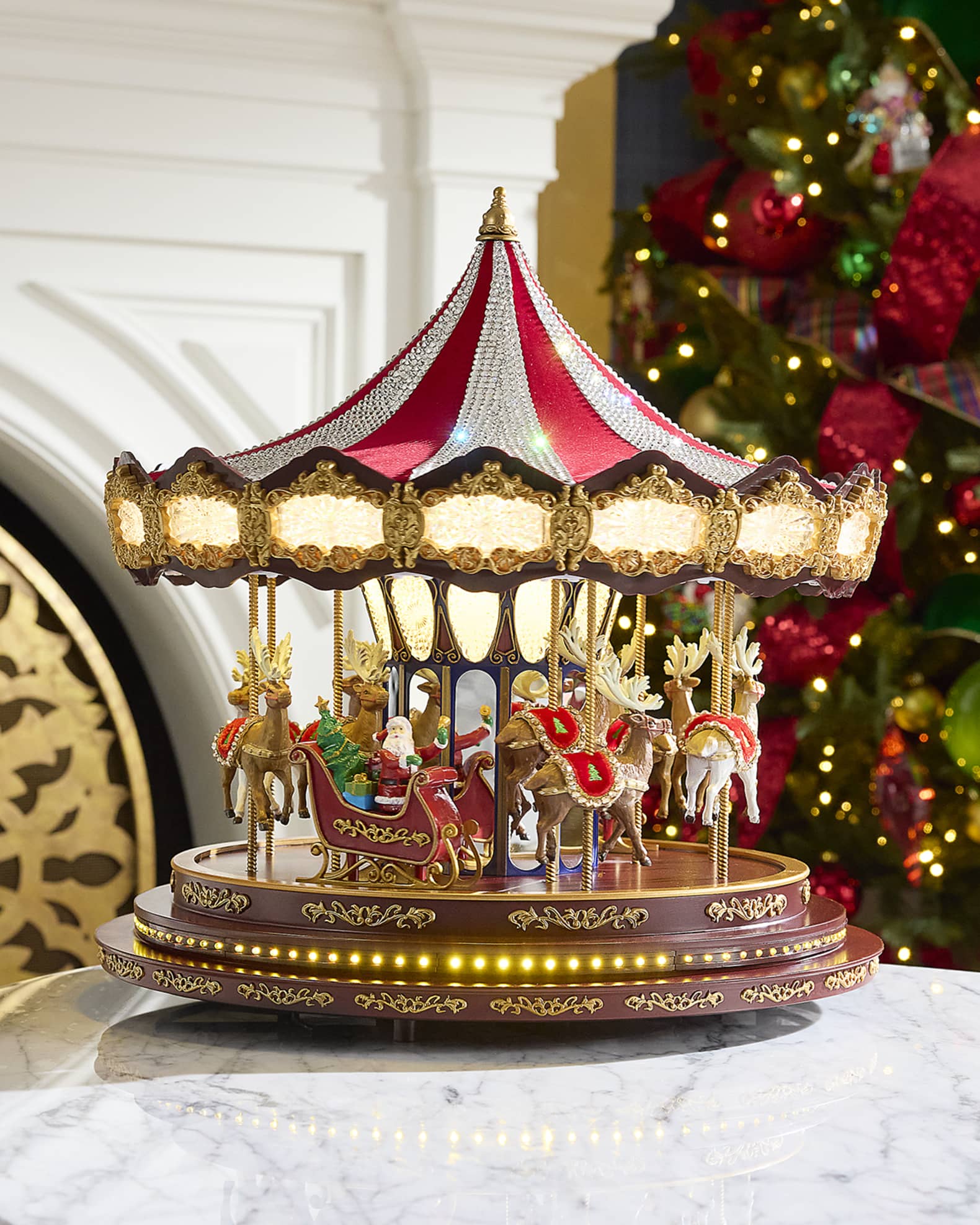Mr Christmas Grand Crystal Carousel | Neiman Marcus