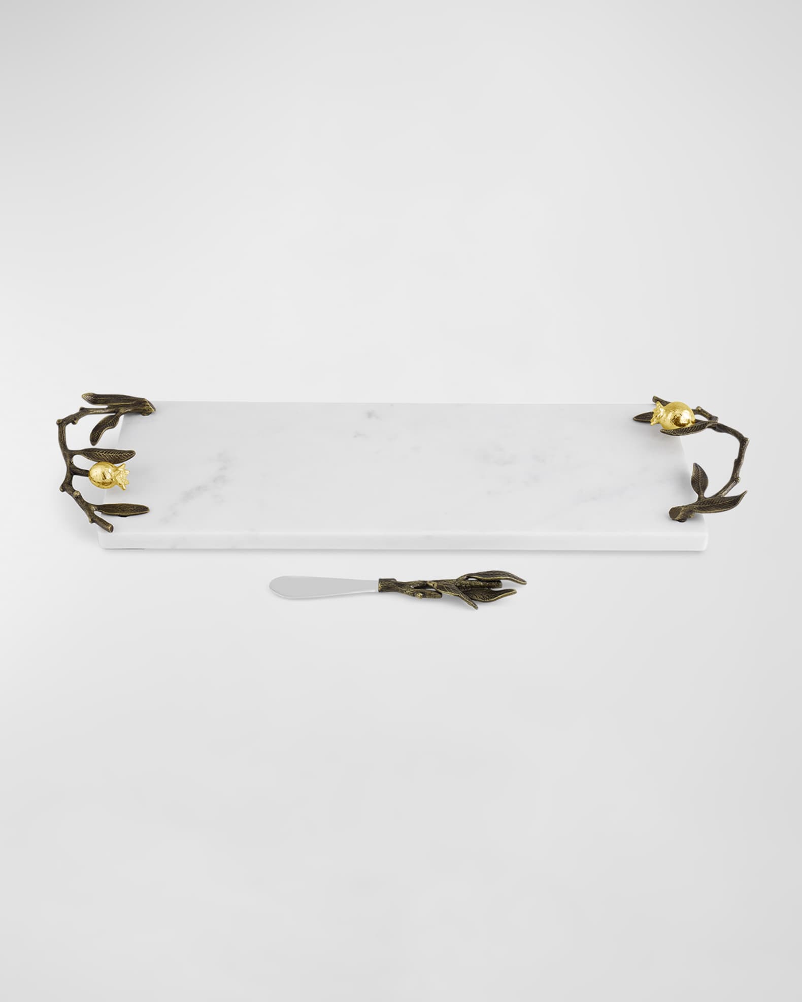 Pomegranate Small Cheese Board with Knife 1