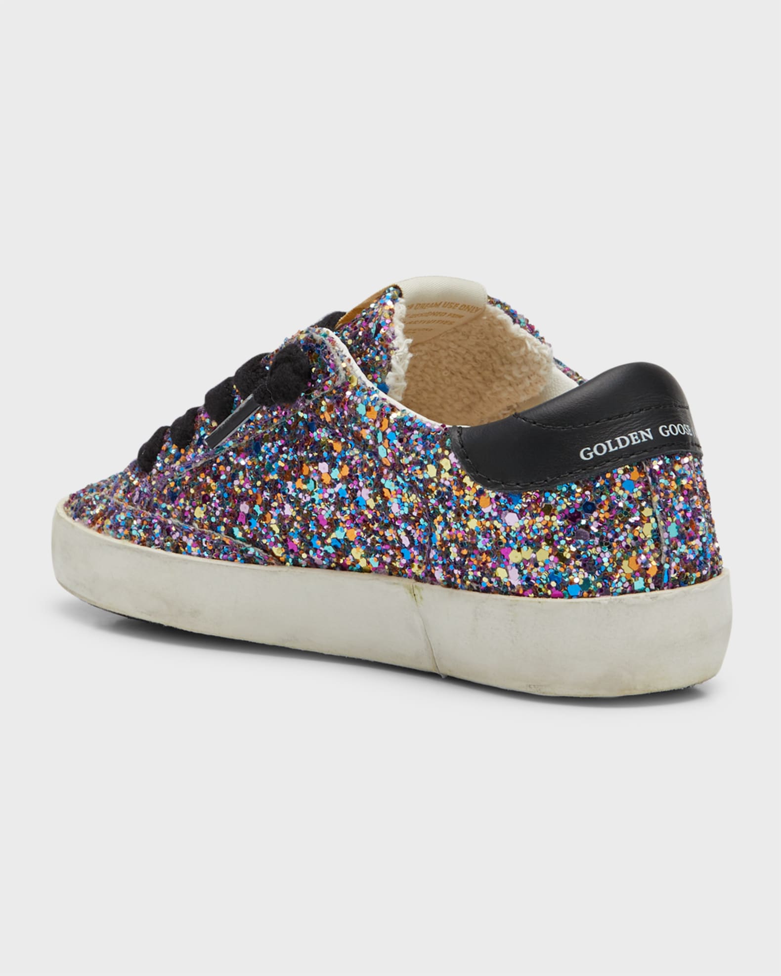 Girl s Superstar Multi Glitter Low Top Sneakers