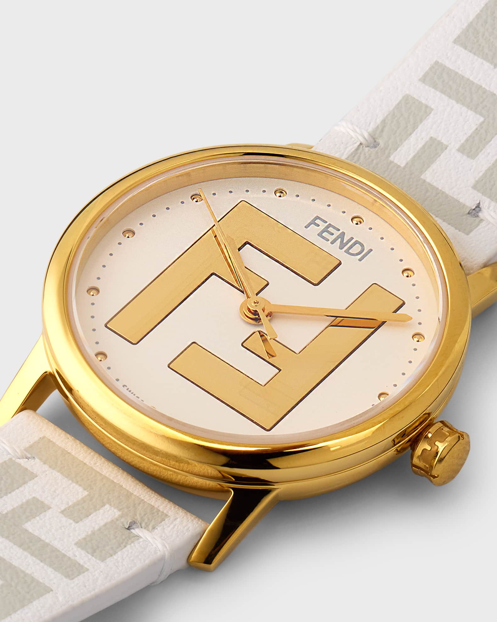 【希少！！】 Fendi Forever Fendi 29mm Neiman | Strap Leather with Watch 腕時計